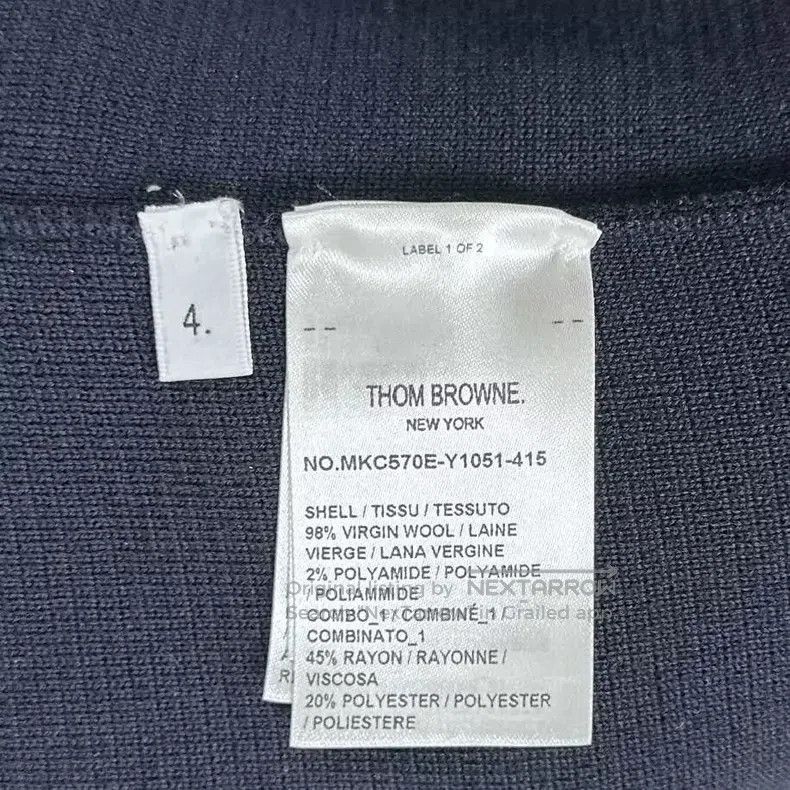 Thom Browne Thom Browne Snake Year Limited Embroidered Knit Cardigan Size US XL / EU 56 / 4 - 4 Thumbnail