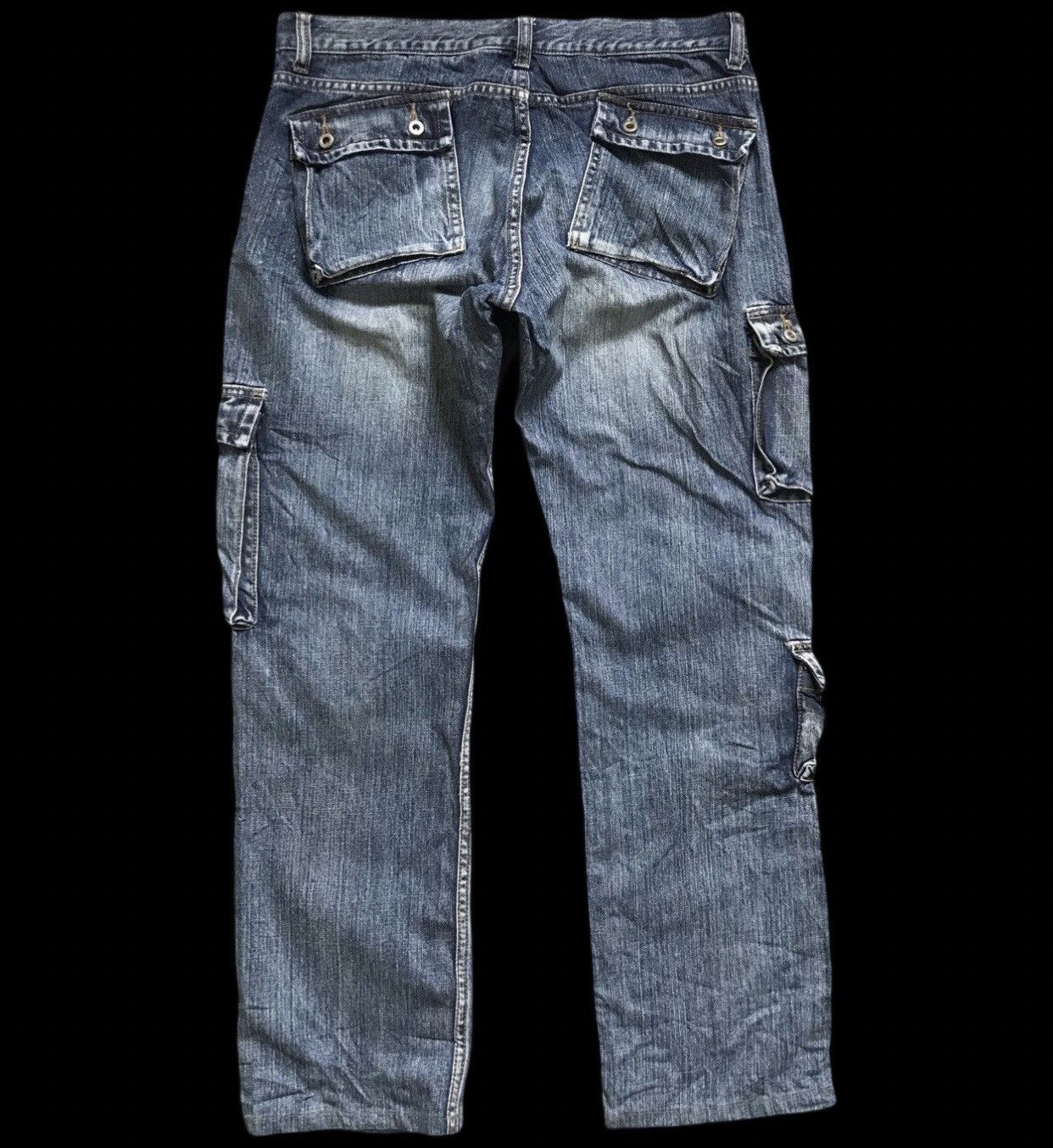 Japanese Brand CP98 IKKA Japan Military & Pockets Cargo Jeans Size US 32 / EU 48 - 2 Thumbnail
