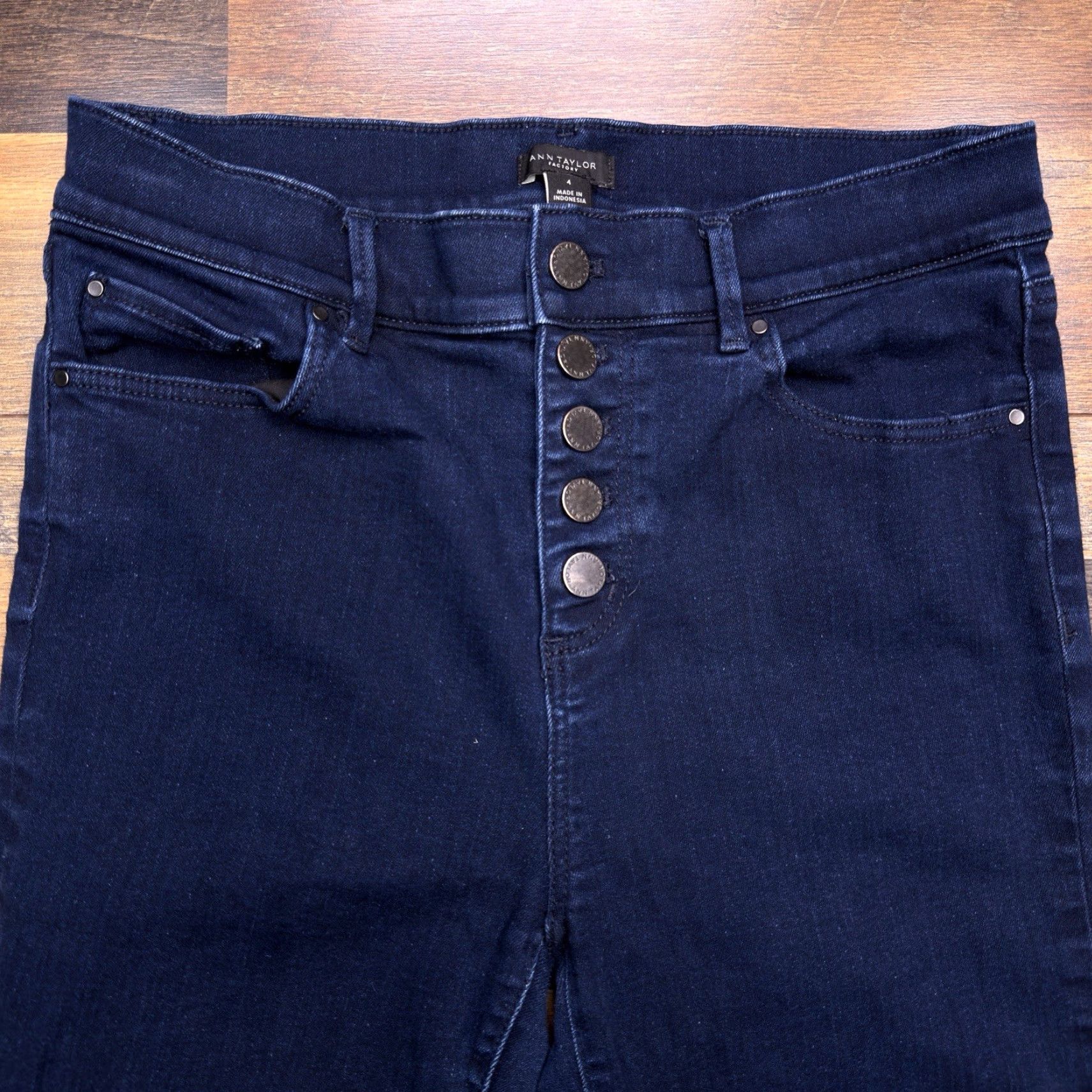 Ann Taylor Ann Taylor Jeans Skinny Ankle 4 Modern 27x27 Denim Blue Size 27" / US 4 / IT 40 - 2 Thumbnail