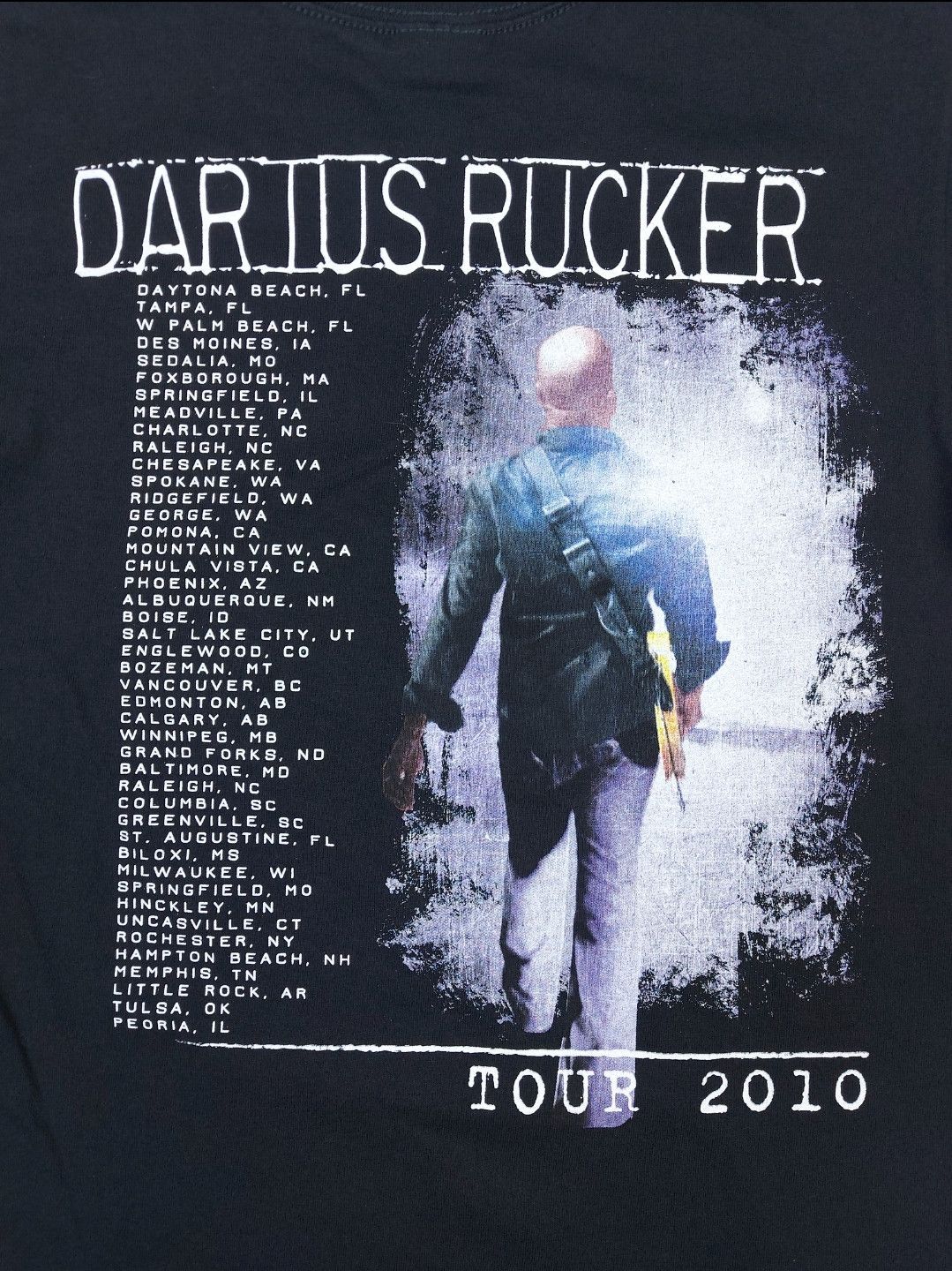 Band Tees DARIUS RUCKER Tour 2010 Double-Sided Official Merch TEE Size US S / EU 44-46 / 1 - 7 Thumbnail