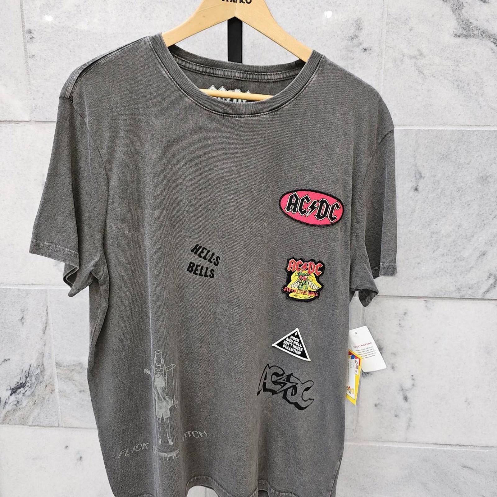 Lucky Brand Lucky Brand ACDC Band Tee With Patches NWT Size US L / EU 52-54 / 3 - 1 Thumbnail