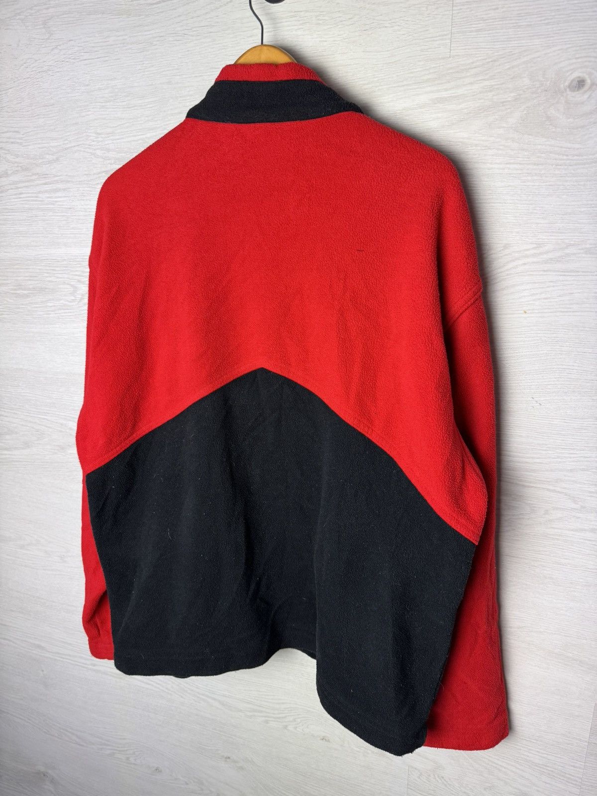 Marlboro Marlboro Vintage Fleece Jacket Red Black Zip Up Logo Size US L / EU 52-54 / 3 - 9 Thumbnail