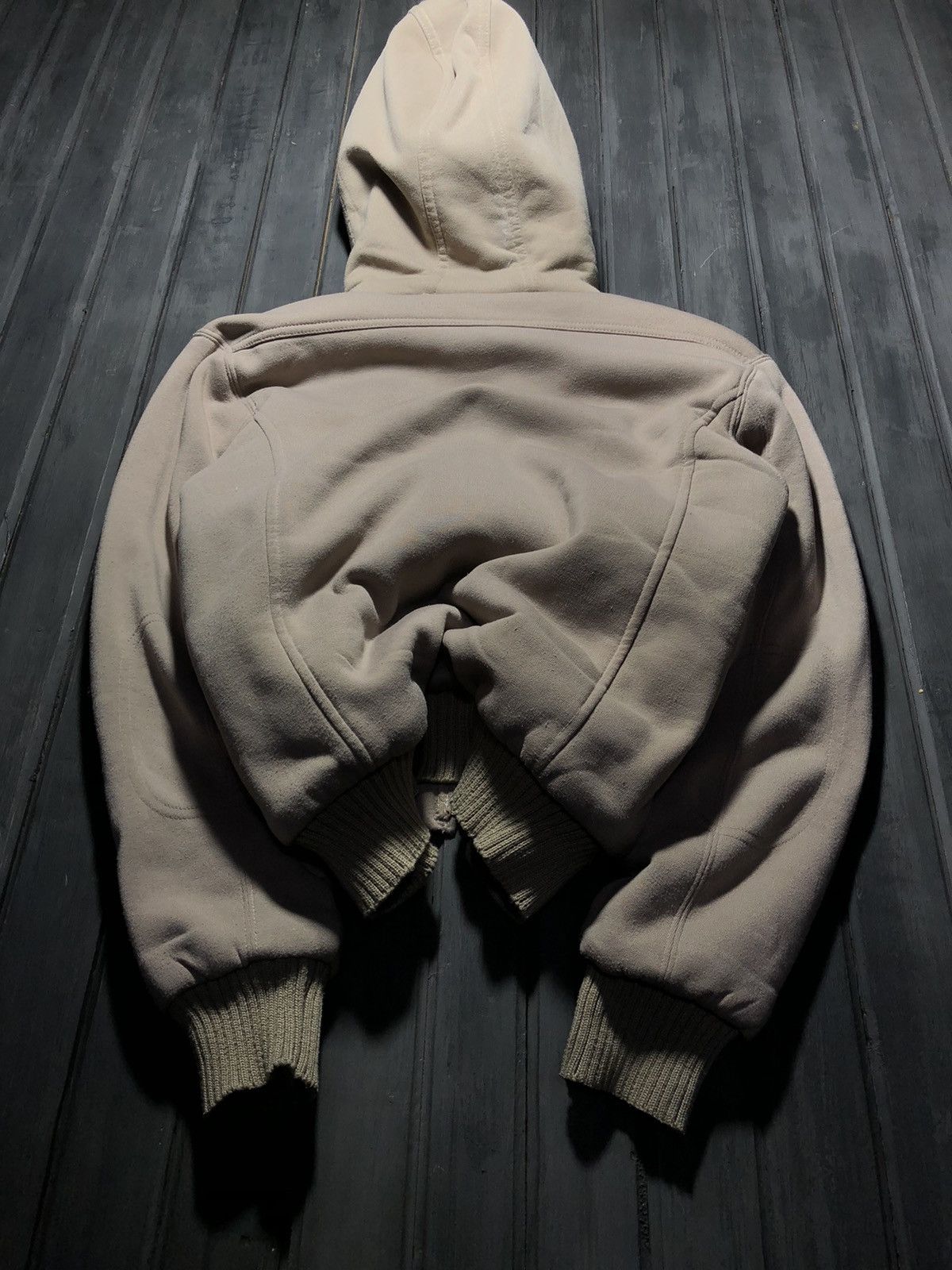 Japanese Brand Rick Owens Japanese Brand Style Zip Fur Hoodie Size US L / EU 52-54 / 3 - 7 Thumbnail