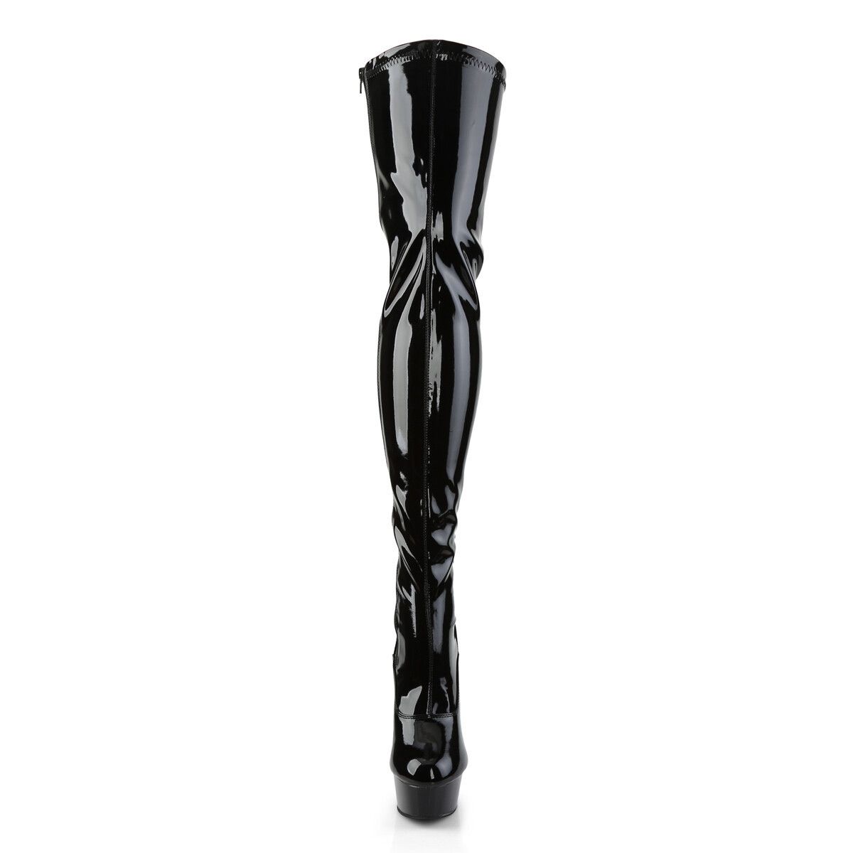 Other Delight 3063 Back Lace Thigh High Platform Boots 6" High Hee Size US 12 / IT 42 - 7 Thumbnail
