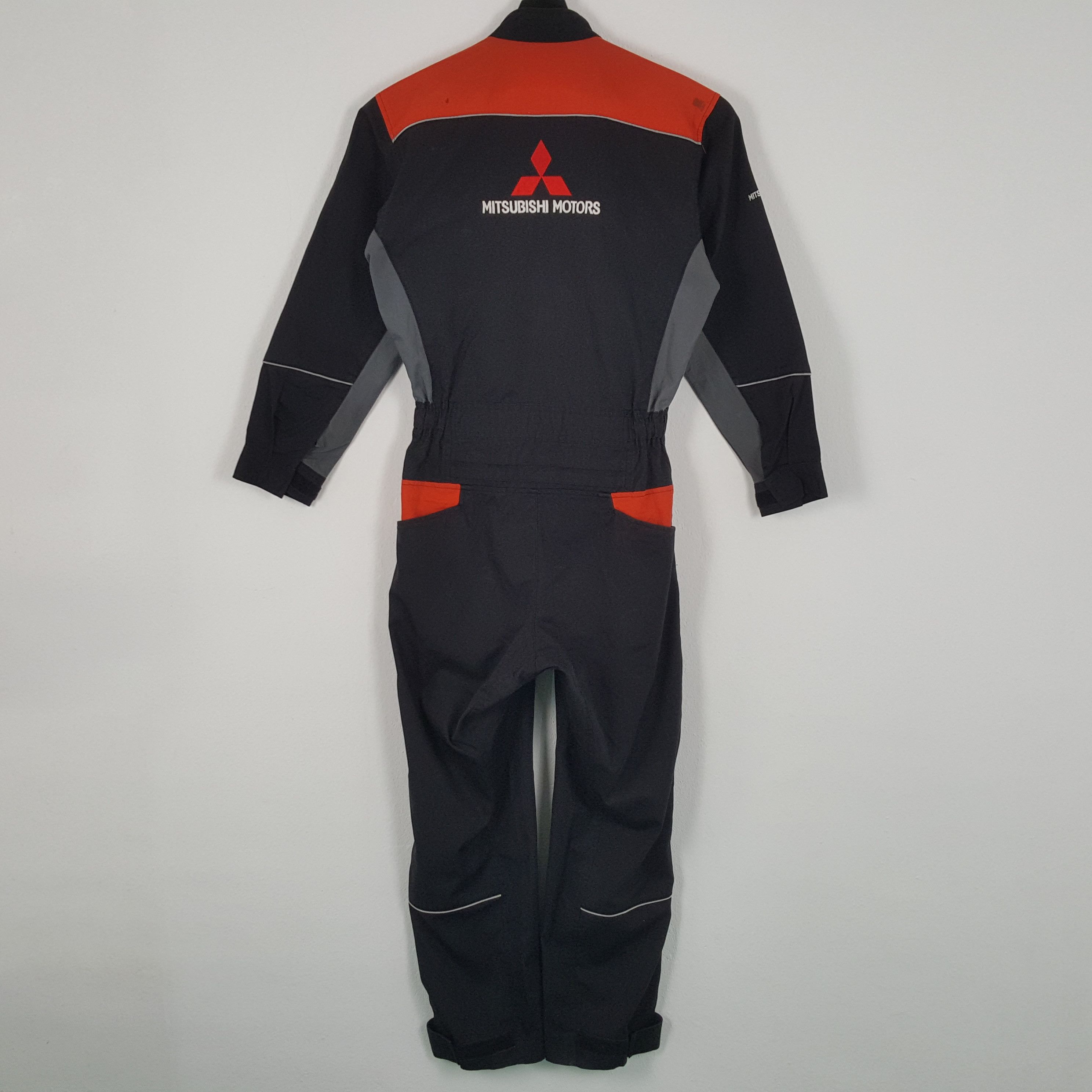 Japanese Brand × Vintage MITSUBISHI MOTORS Workwear Style Coverall Jacket Size US M / EU 48-50 / 2 - 1 Thumbnail