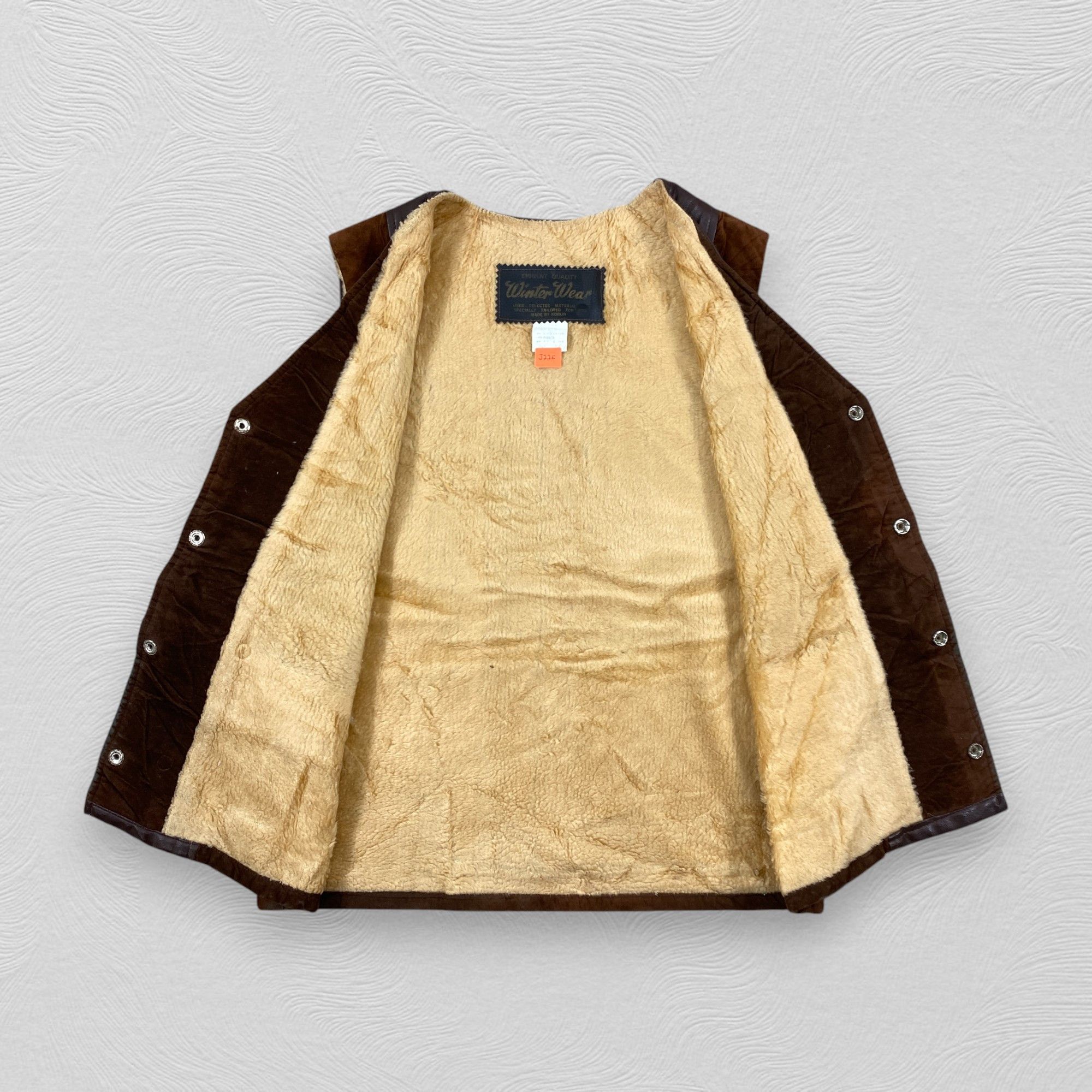 Japanese Brand Vintage Winter Wear Like Leather Vest Jacket- J226 Size US S / EU 44-46 / 1 - 3 Thumbnail
