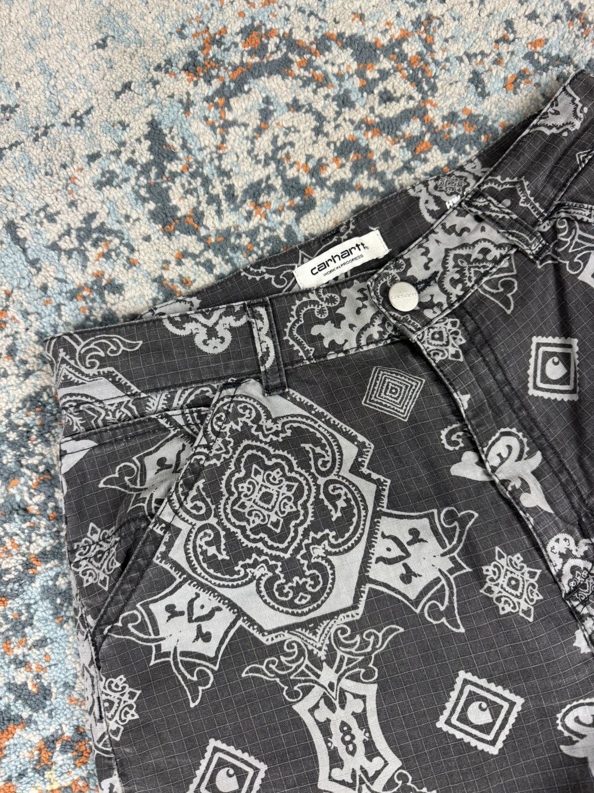 Carhartt Wip × Vintage Rare Vintage y2k Carhartt WIP baggy paisley bandana pants Size US 28 / EU 44 - 13 Thumbnail