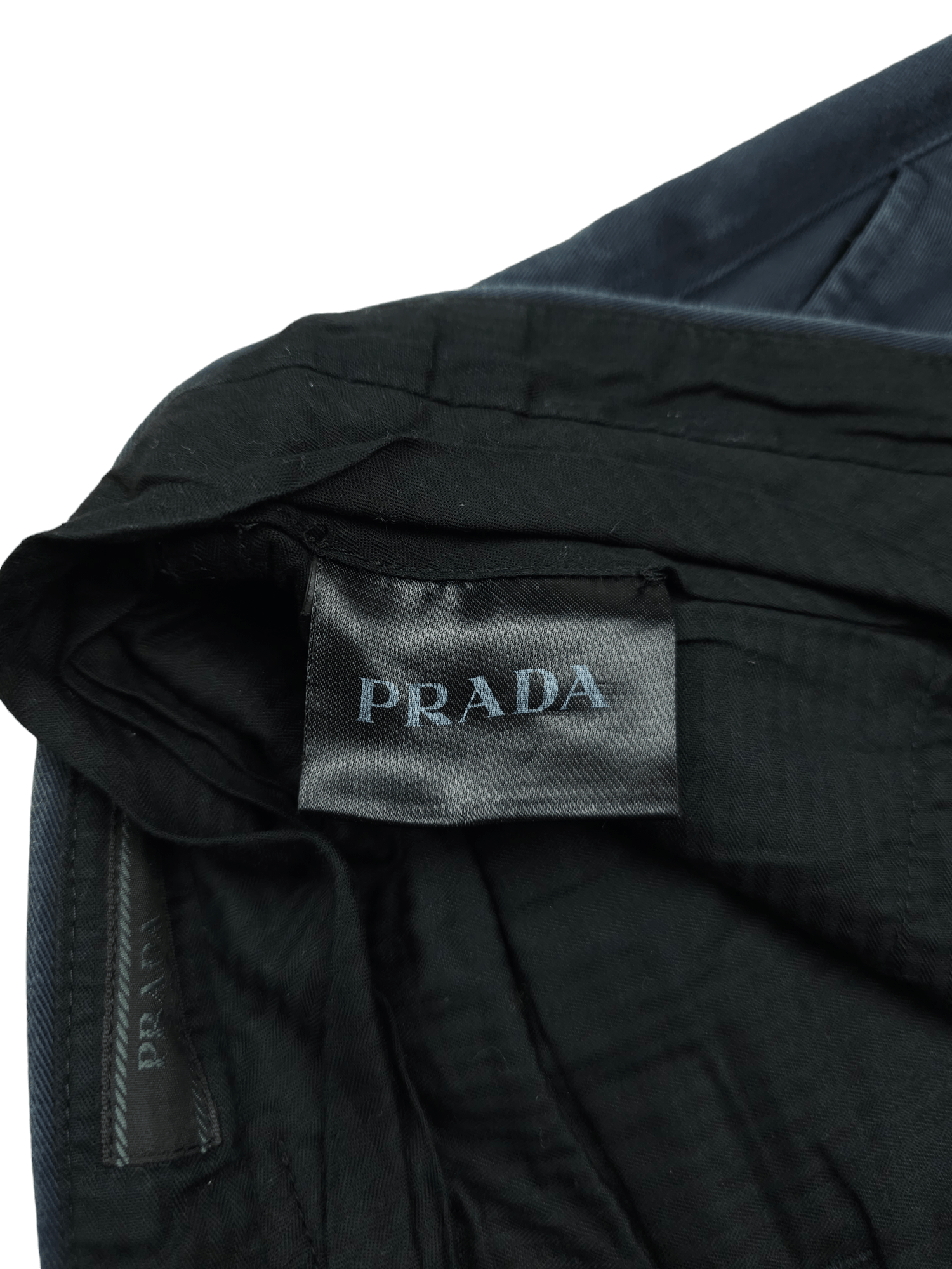 Prada × Vintage 💎90's Vintage Prada Navy Blue Shorts Chino Japanese Size 44 Size US 30 / EU 46 - 6 Thumbnail
