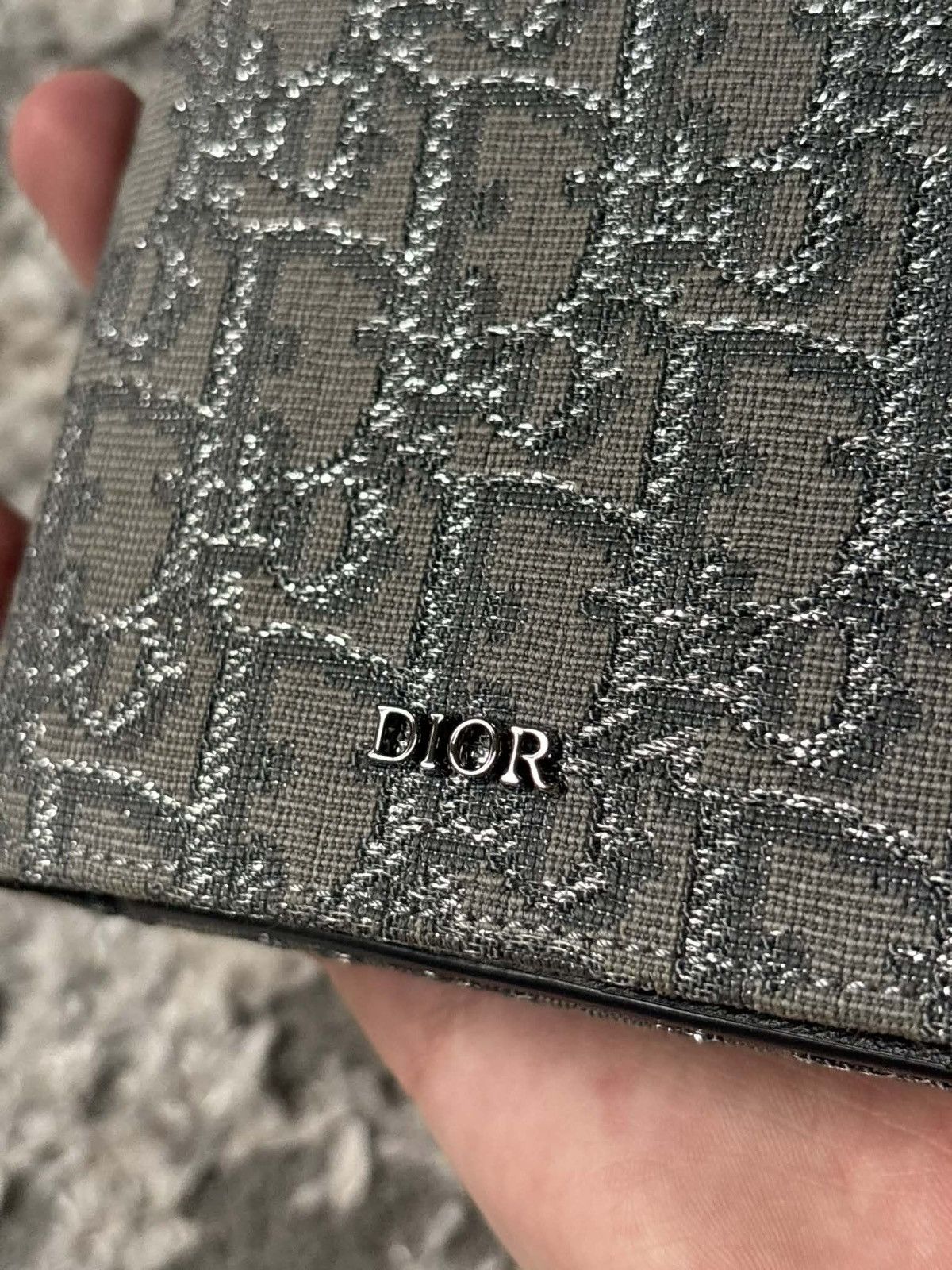 Dior Dior silver monogram wallet with coin pocket Size ONE SIZE - 6 Thumbnail