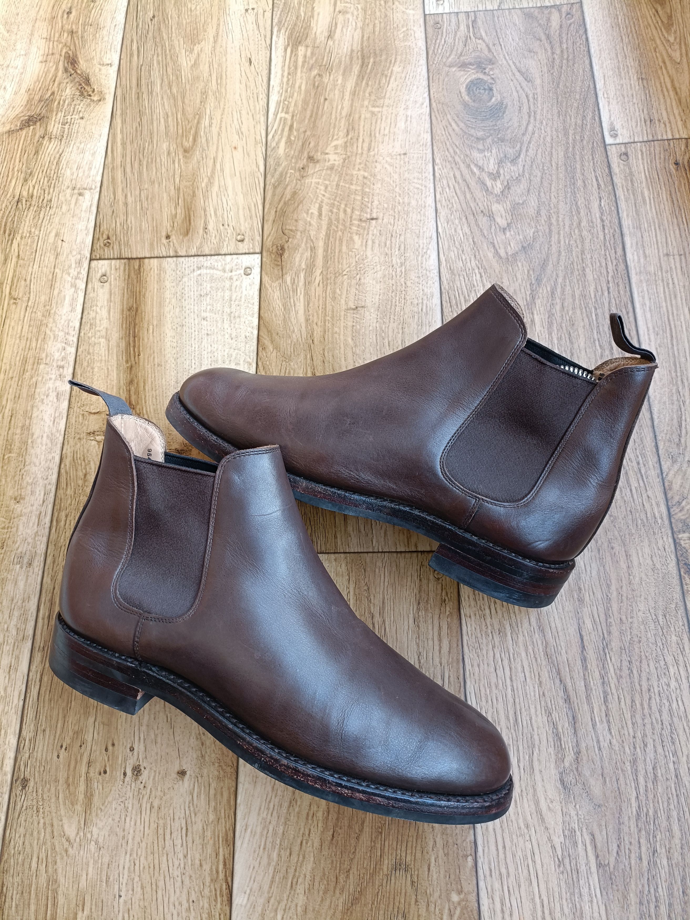 Crockett and Jones Leather Chelsea Boots