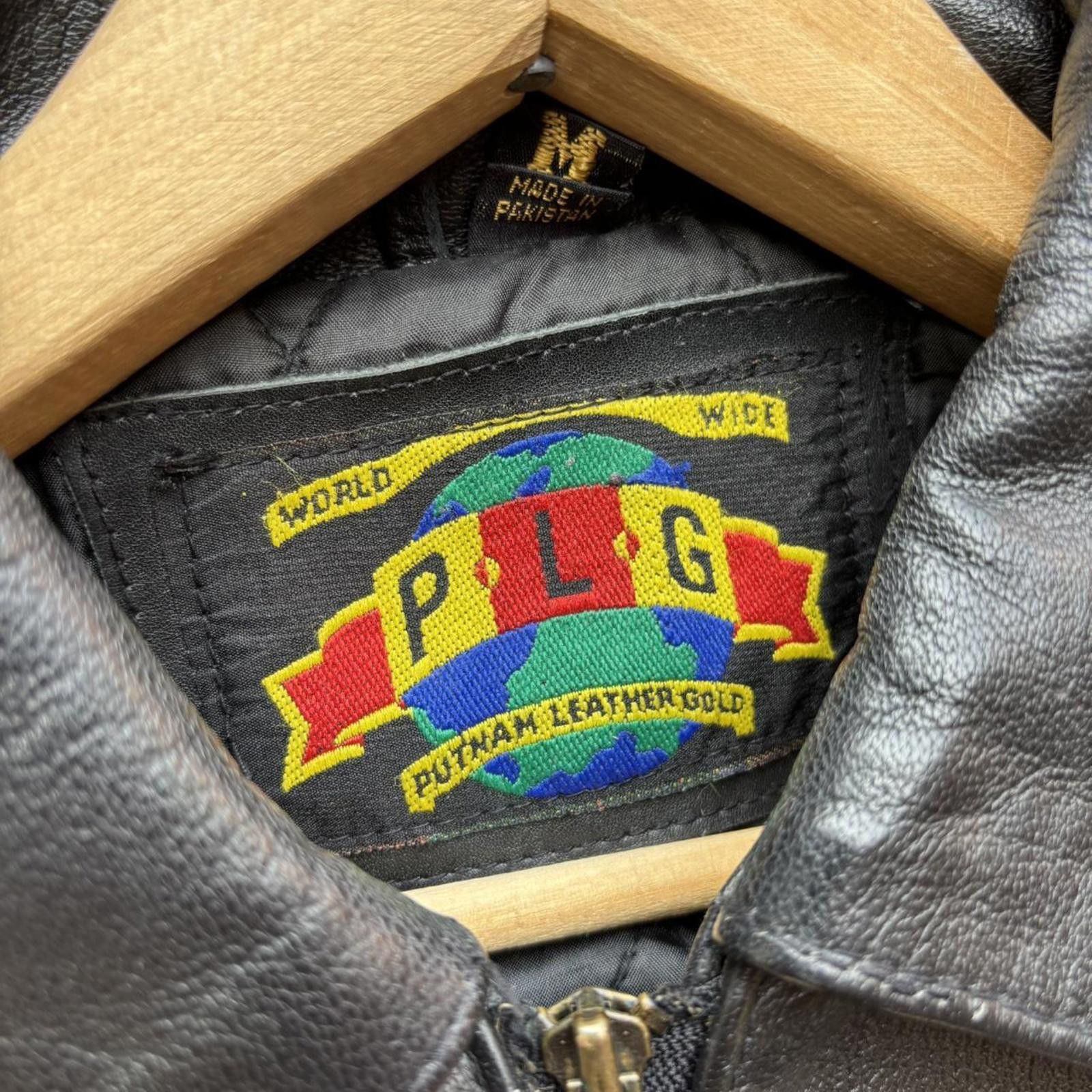 Other Vintage PLG Putnam leather gold leather bomber jacket 90s M Size US M / EU 48-50 / 2 - 7 Thumbnail