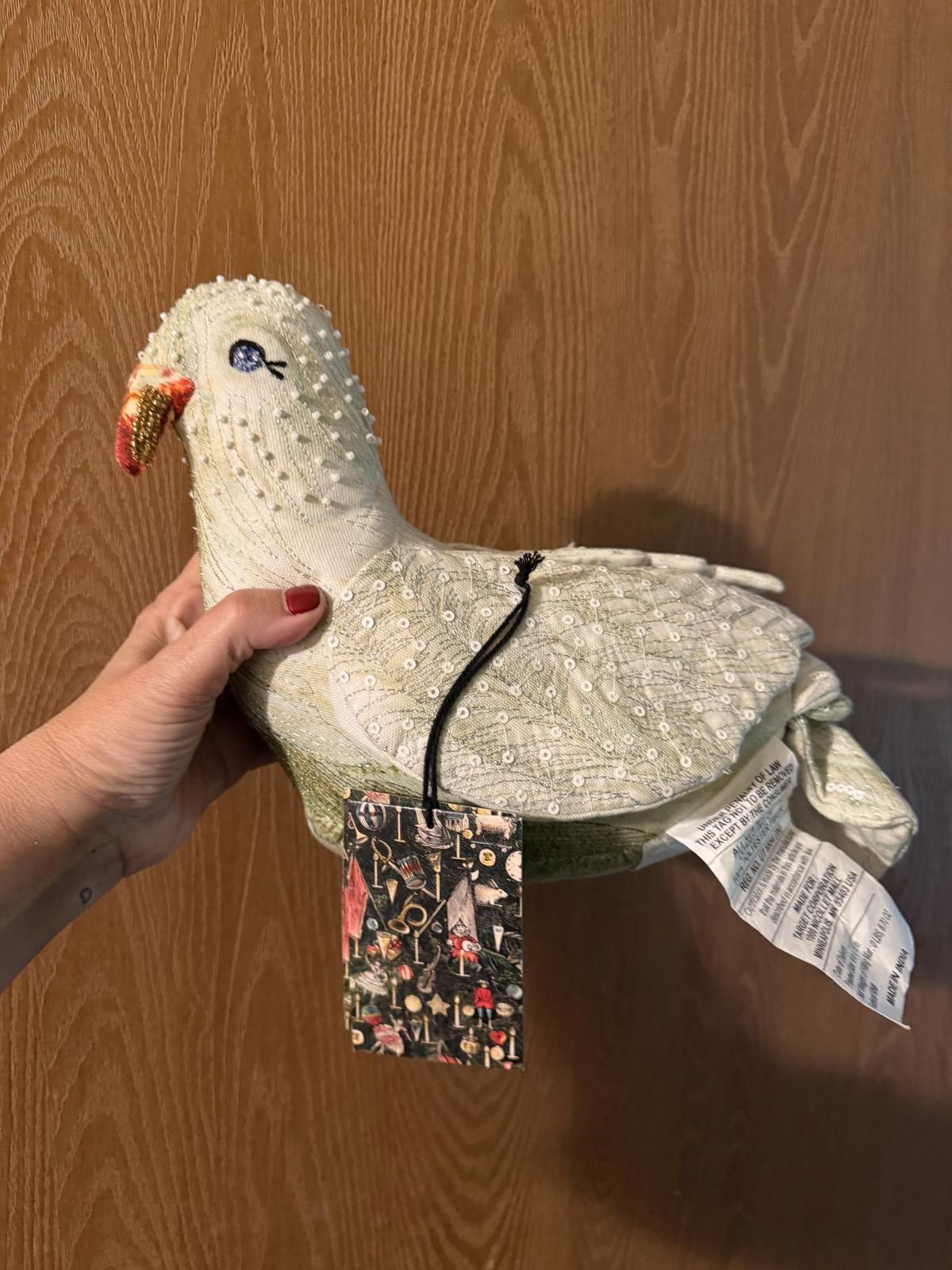 Other John Derian X Target Figural Beaded Dove Pillow cod8 Size ONE SIZE - 2 Thumbnail
