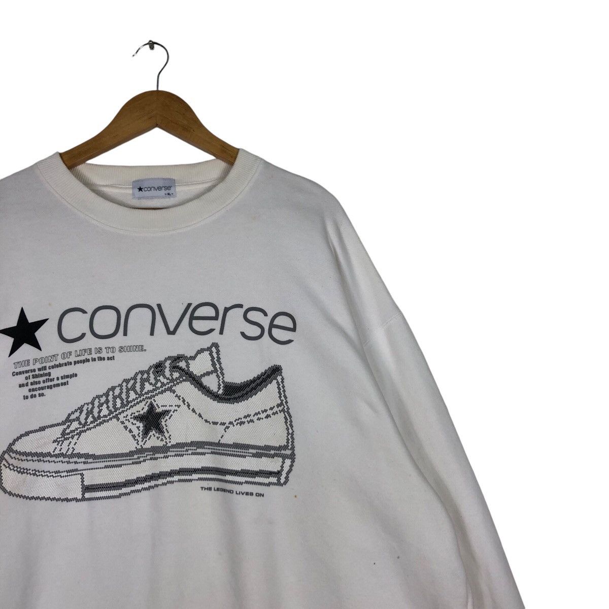 Converse × Vintage Vintage Converse All Star Sweatshirt XL Streetwear Size US XL / EU 56 / 4 - 5 Thumbnail