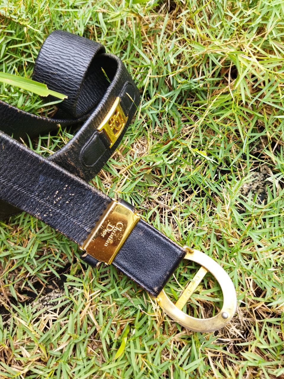 Christian Dior Monsieur Vintage Christian Dior Leather Belt Size ONE SIZE - 7 Thumbnail