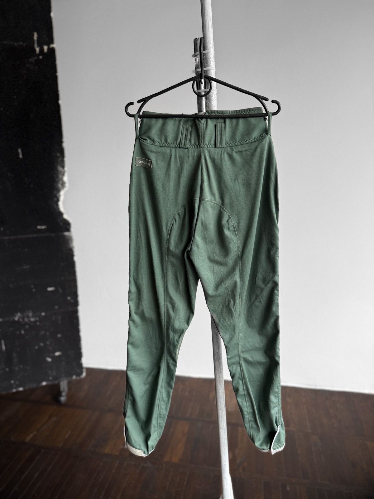 Designer Kentucky Vintage 80s High Waist Horse Riding Jodhpurs Pants Size 24" / US 00 / IT 34 - 2 Thumbnail
