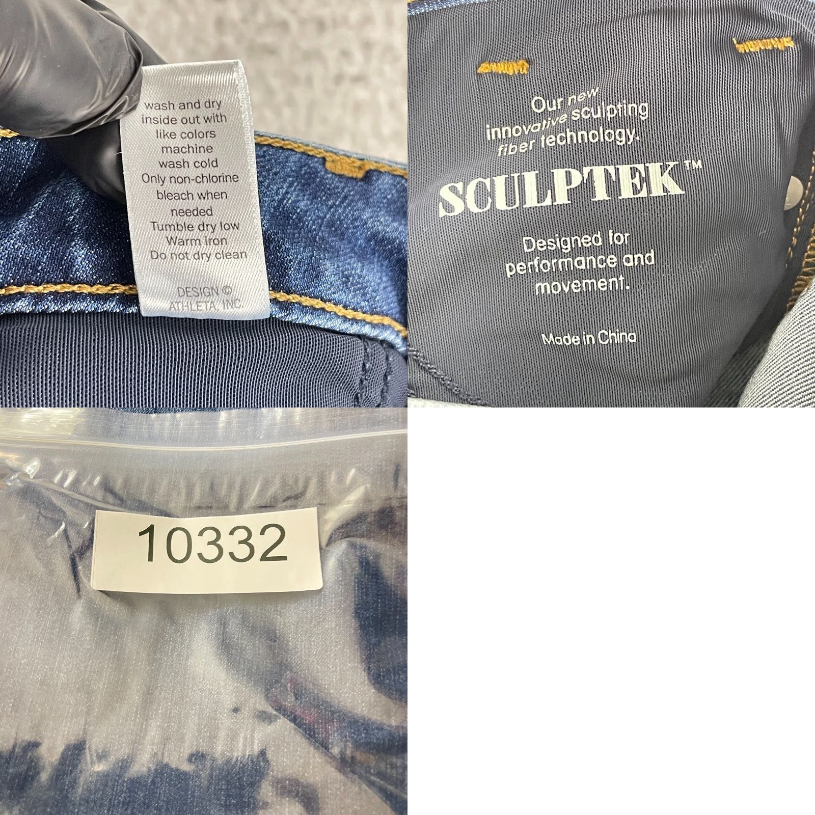 Athleta Athleta Jeans Skinny Leg Womens Size 4 Blue Denim Mid-Rise Casual Sculptek Size 27" / US 4 / IT 40 - 10 Thumbnail