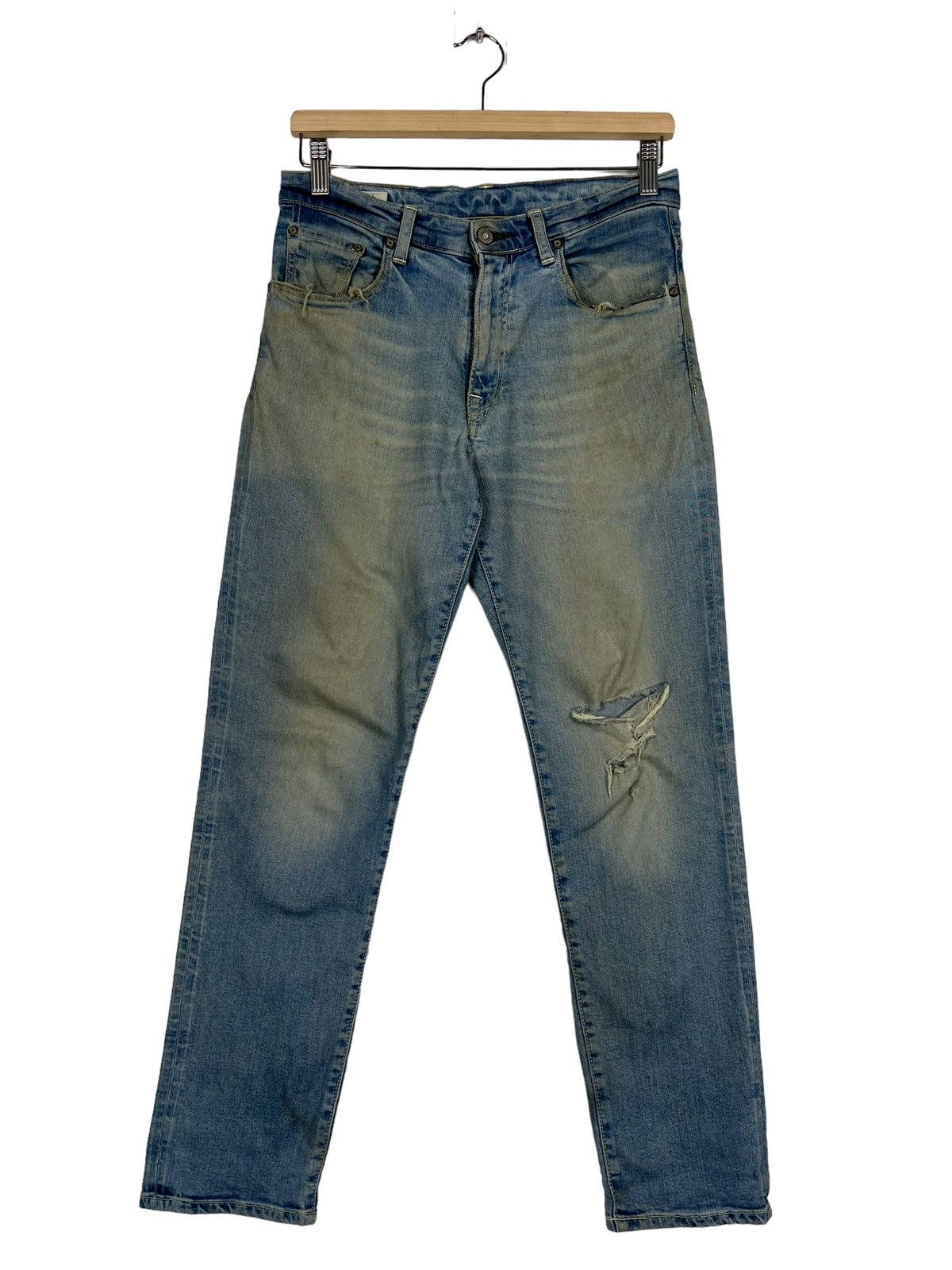 🔥 SPELLBOUND DYED BROKEN DISTRESSED DENIM JEANS
