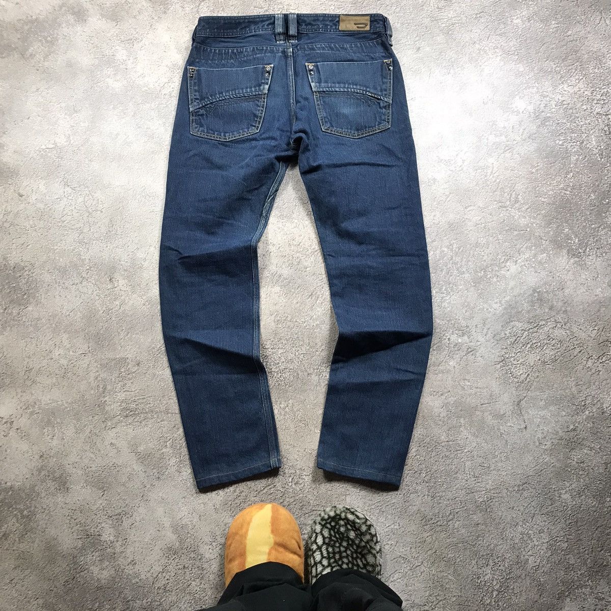 Vintage Vintage Y2K Diesel Baggy Low Rise Distressed Jeans W31 Logo Size US 31 - 5 Thumbnail