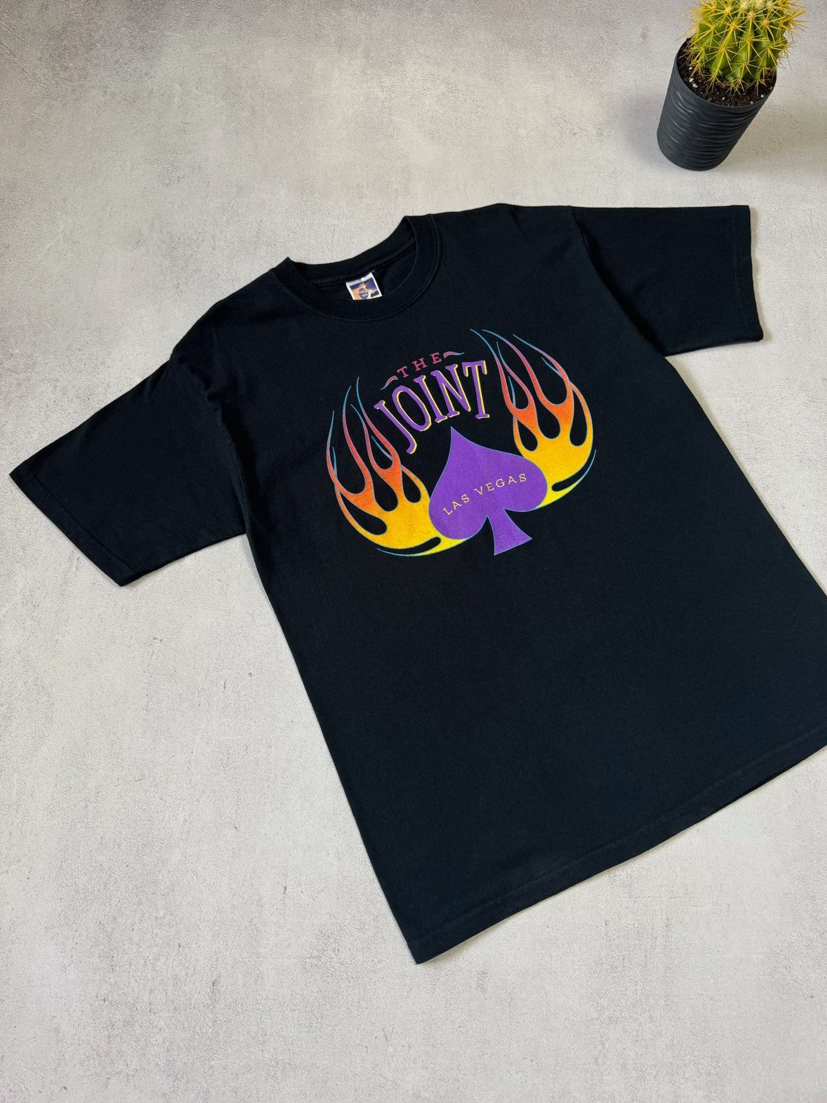 Hard Rock Cafe × Vintage Vintage 90s Hard Rock Las Vegas T Shirt Tee The Joint Racing Size US L / EU 52-54 / 3 - 4 Thumbnail