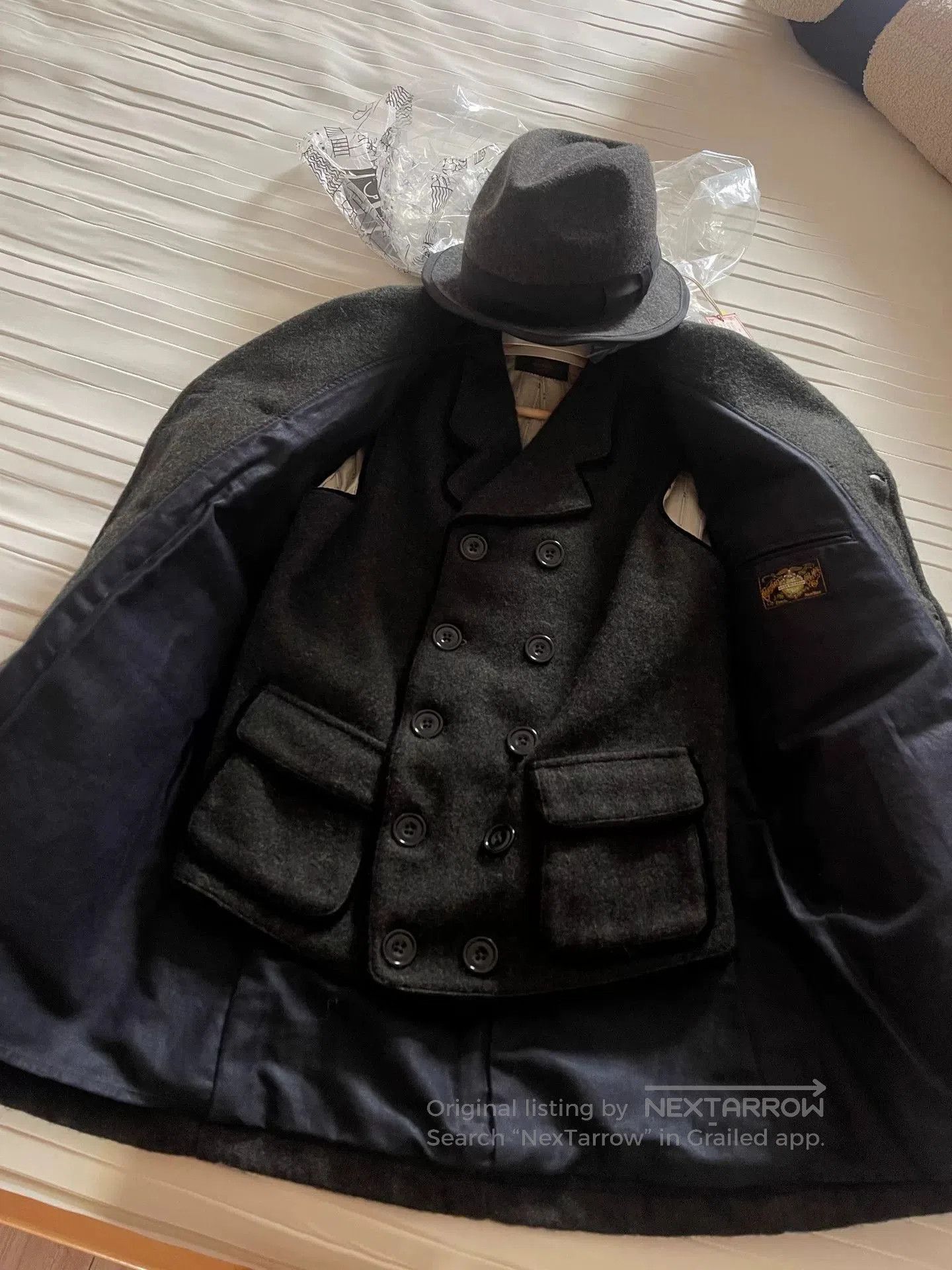 Freewheelers wool felt gentleman's hat. Size ONE SIZE - 4 Thumbnail