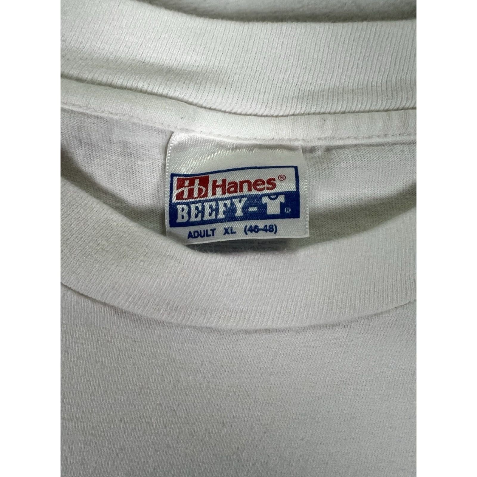 Hanes VINTAGE Hanes Dave Miller Comic T-Shirt XL “Same Planet Different World” Funny 90s Comics Men Short Sleeve Crew Neck White Cotton Size US XL / EU 56 / 4 - 5 Thumbnail