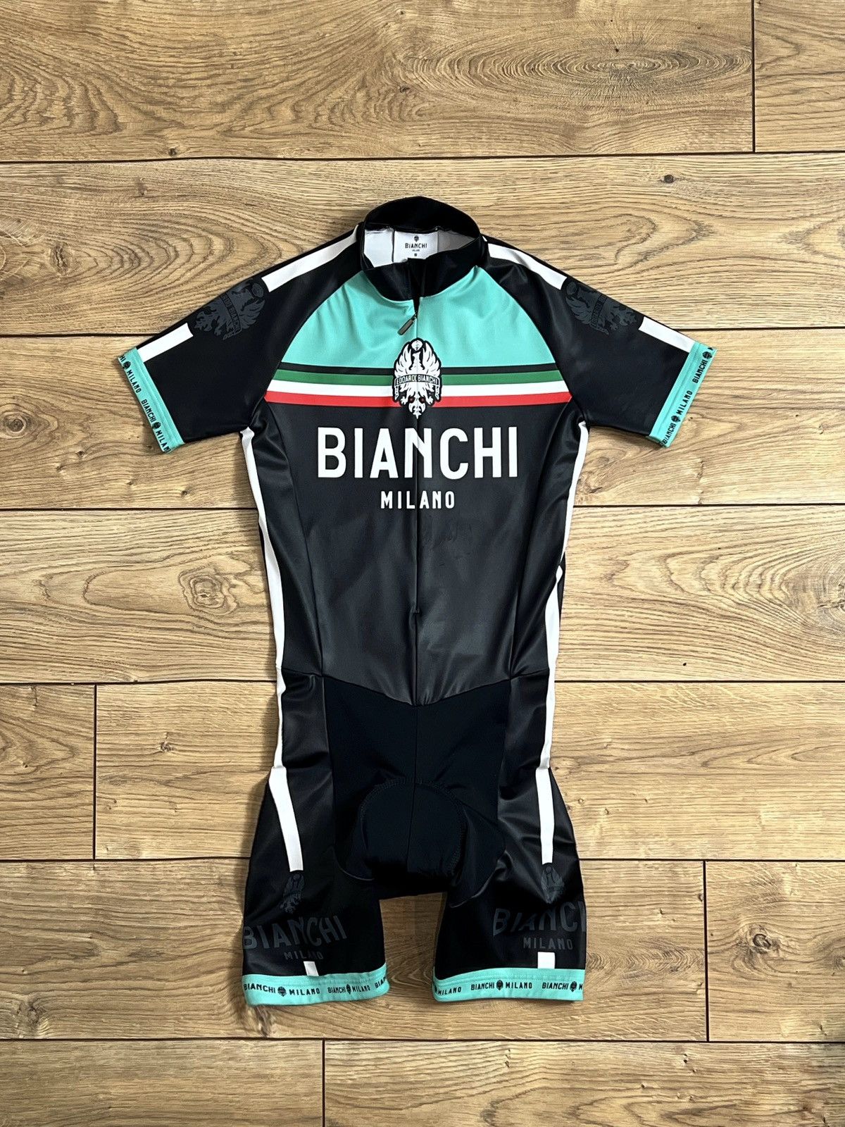Other Edorado Bianchi Milano Cycling Jersey Skinsuit Size US S / EU 44-46 / 1 - 2 Thumbnail