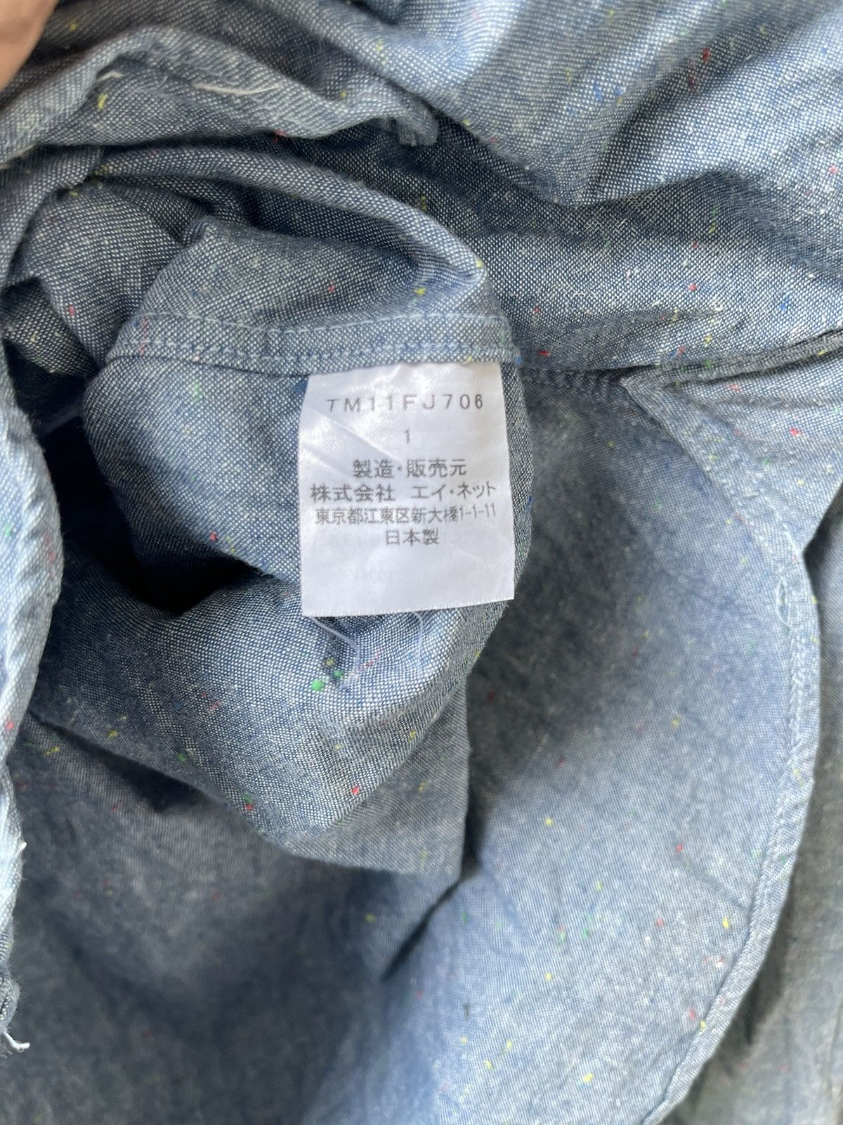 Issey Miyake × Japanese Brand × Tsumori Chisato Tsumori Chisato chambray Long Sleeve 📸 Size US S / EU 44-46 / 1 - 5 Thumbnail