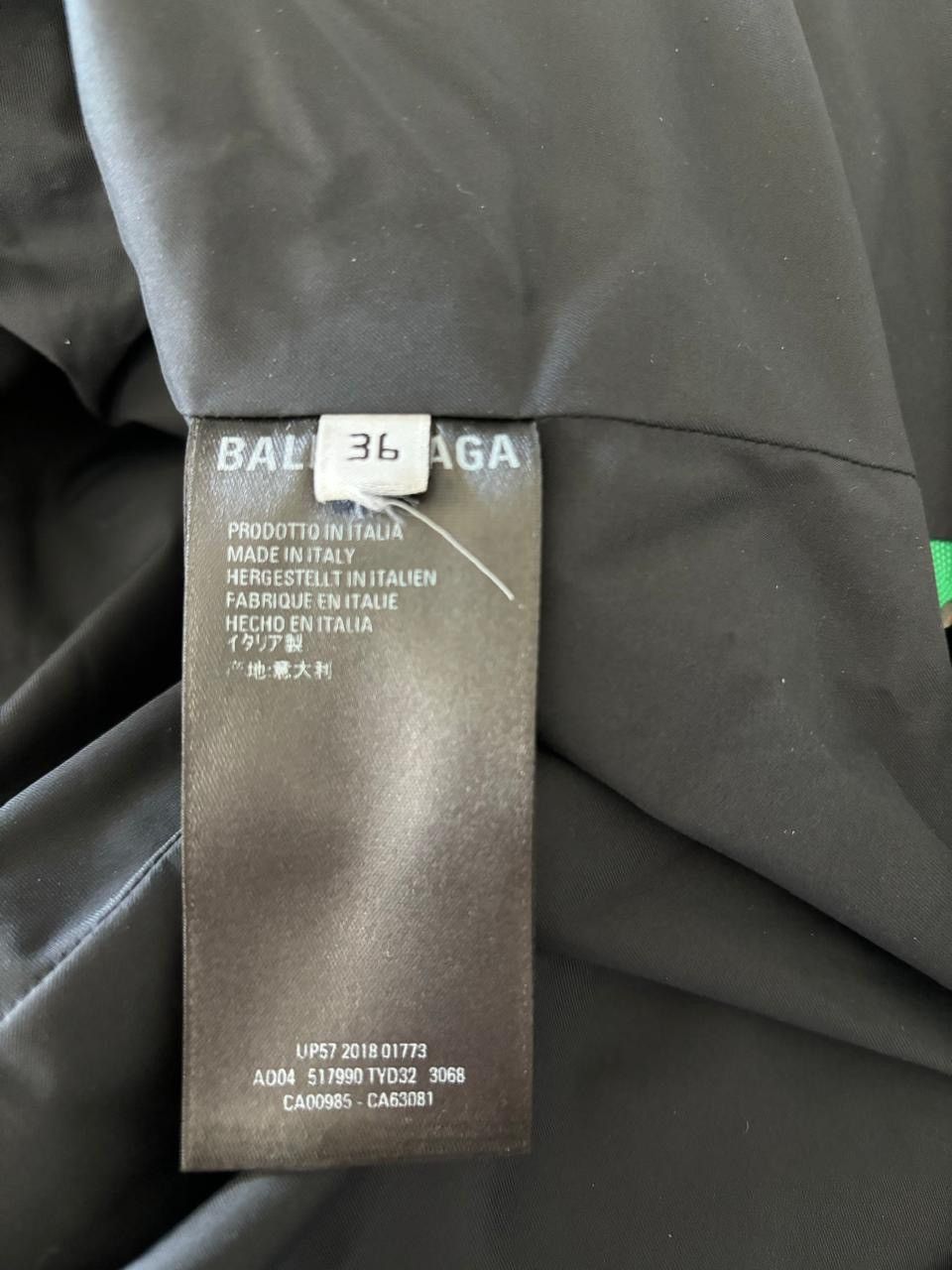 Balenciaga Balenciaga Black Swing Parka Jacket Size US S / EU 44-46 / 1 - 5 Thumbnail