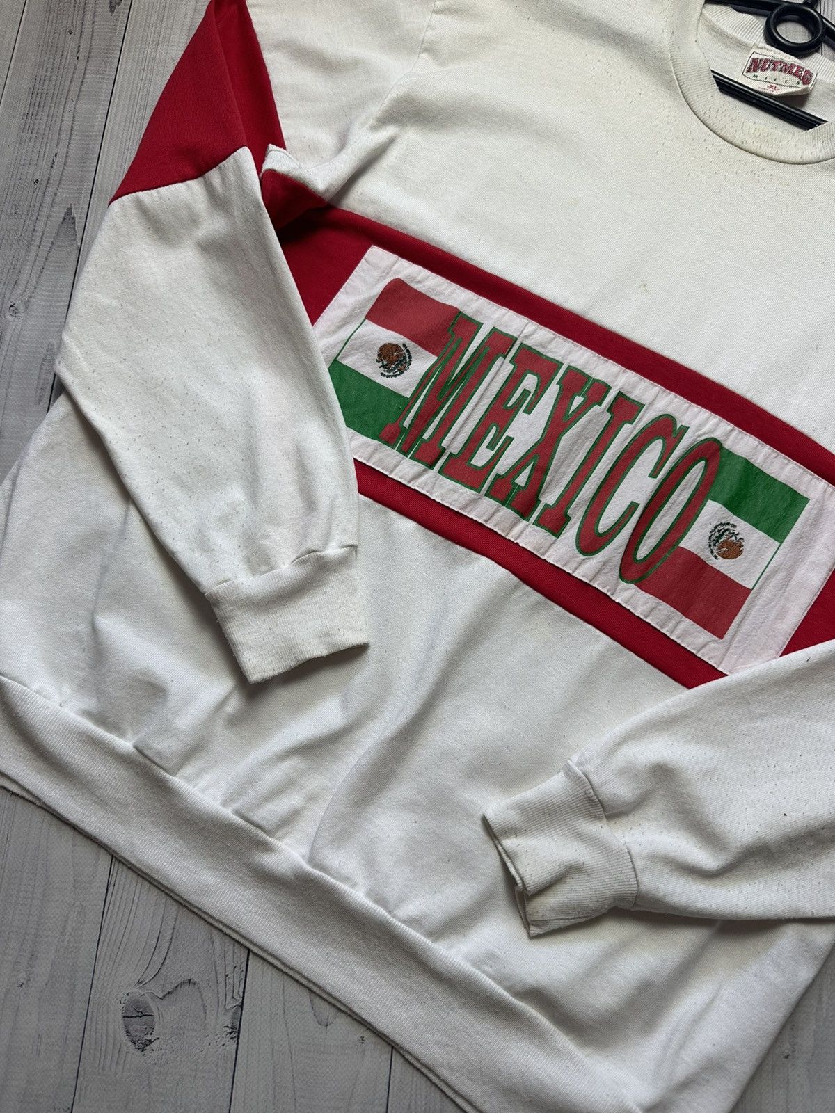 Vintage Vintage Mexico soccer sweatshirt big logo size XL Size US XL / EU 56 / 4 - 4 Thumbnail