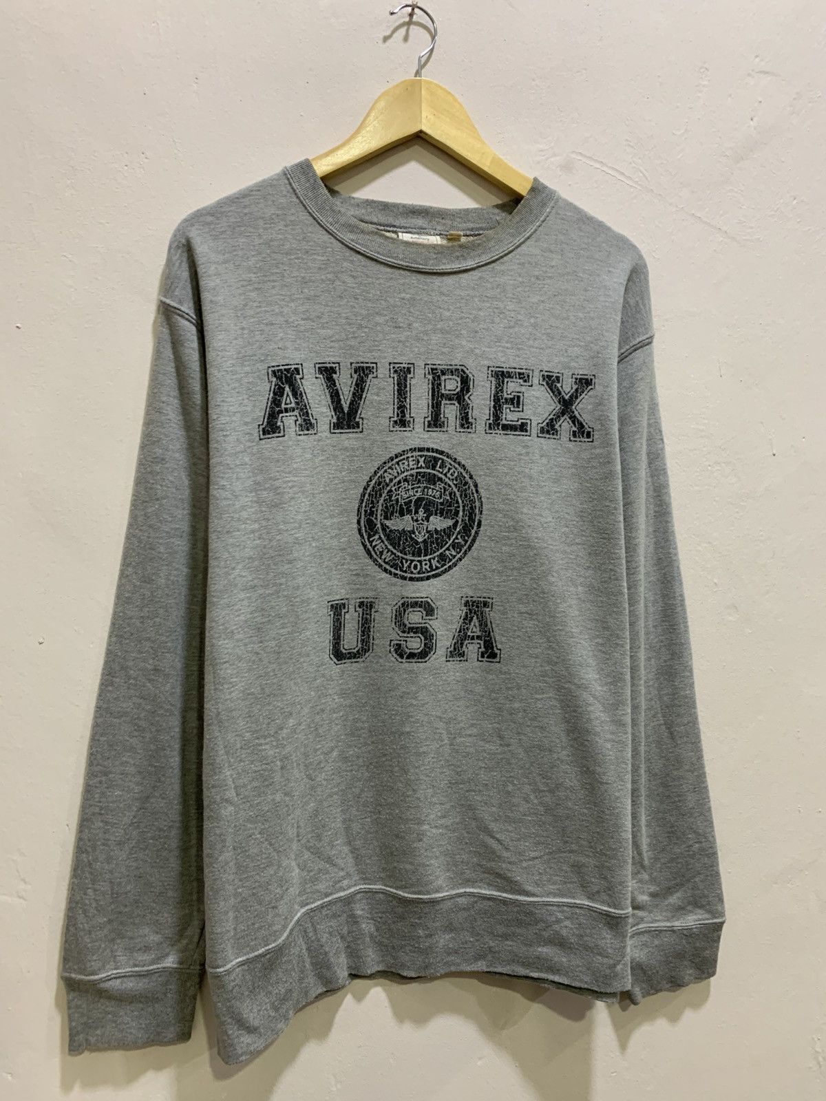 Avirex Vintage Avirex Usa Logo Sweatshirt Army military Y2K Size US XL / EU 56 / 4 - 2 Thumbnail