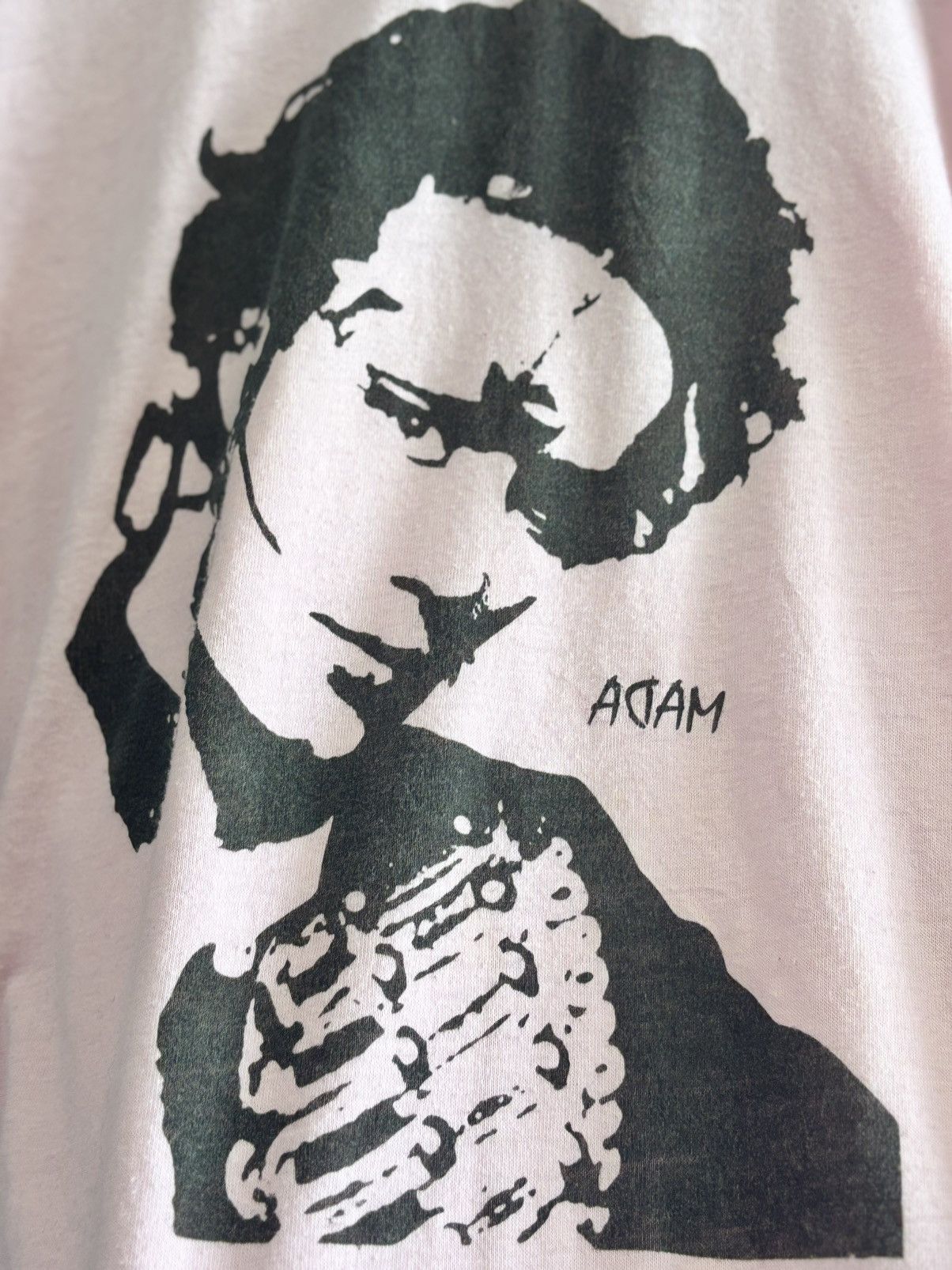 Vintage Adam Ant face Punk Rock shirt Size US L / EU 52-54 / 3 - 4 Thumbnail