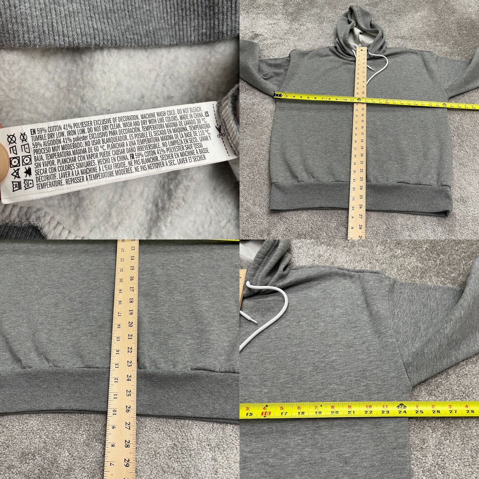 Forever 21 FOREVER 21 Pullover Hoodie Womens 0X Gray Hooded Fleece Oversized Casual Sweatshirt Shirt Size XL / US 12-14 / IT 48-50 - 8 Thumbnail