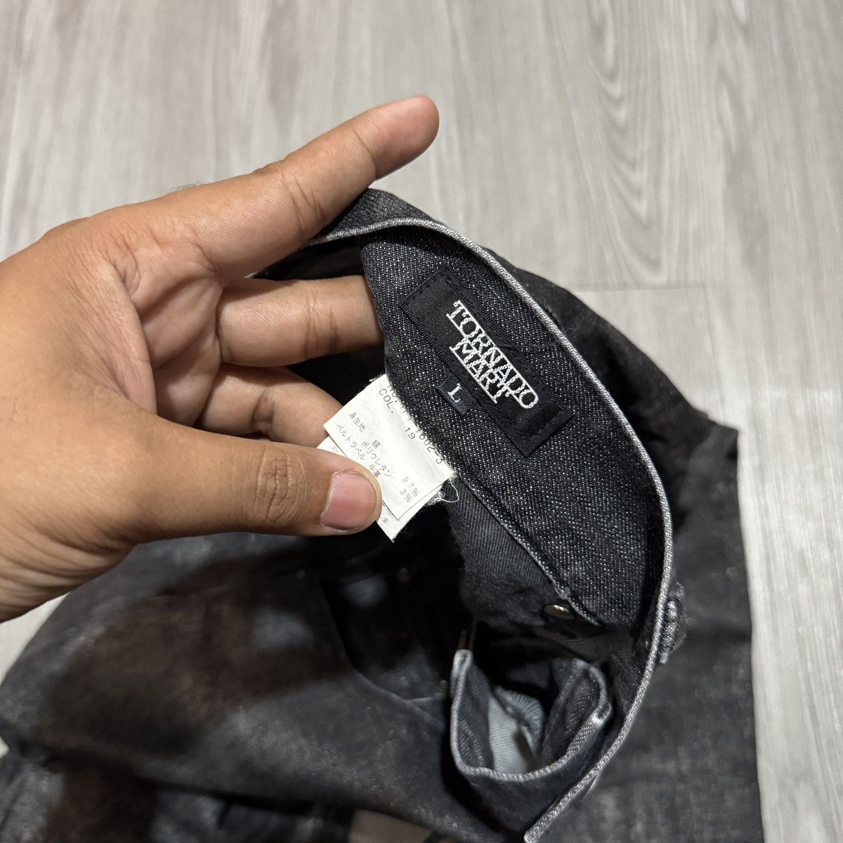 Tornado Mart Tornado Mart Silvered Jeans Size 34" / US 12 / IT 48 - 10 Thumbnail