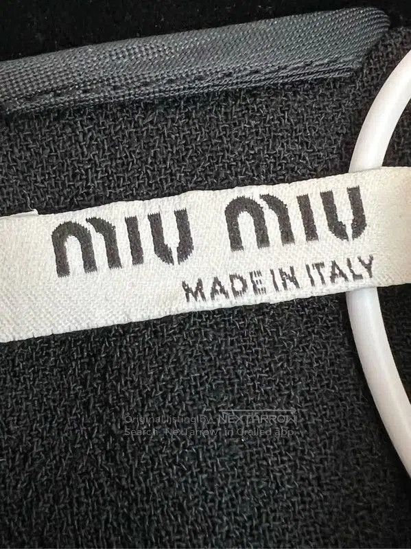 Miu Miu Miu Miu Black Wool Women's Coat . Size S / US 4 / IT 40 - 4 Thumbnail