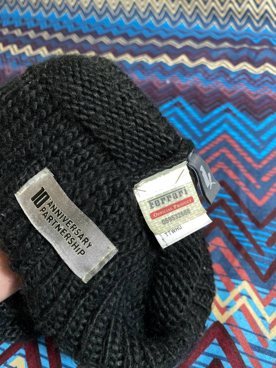 Ferrari × Puma Hats black Vintage Puma x Ferrari Y2K logo Streetwear Size ONE SIZE - 2 Thumbnail