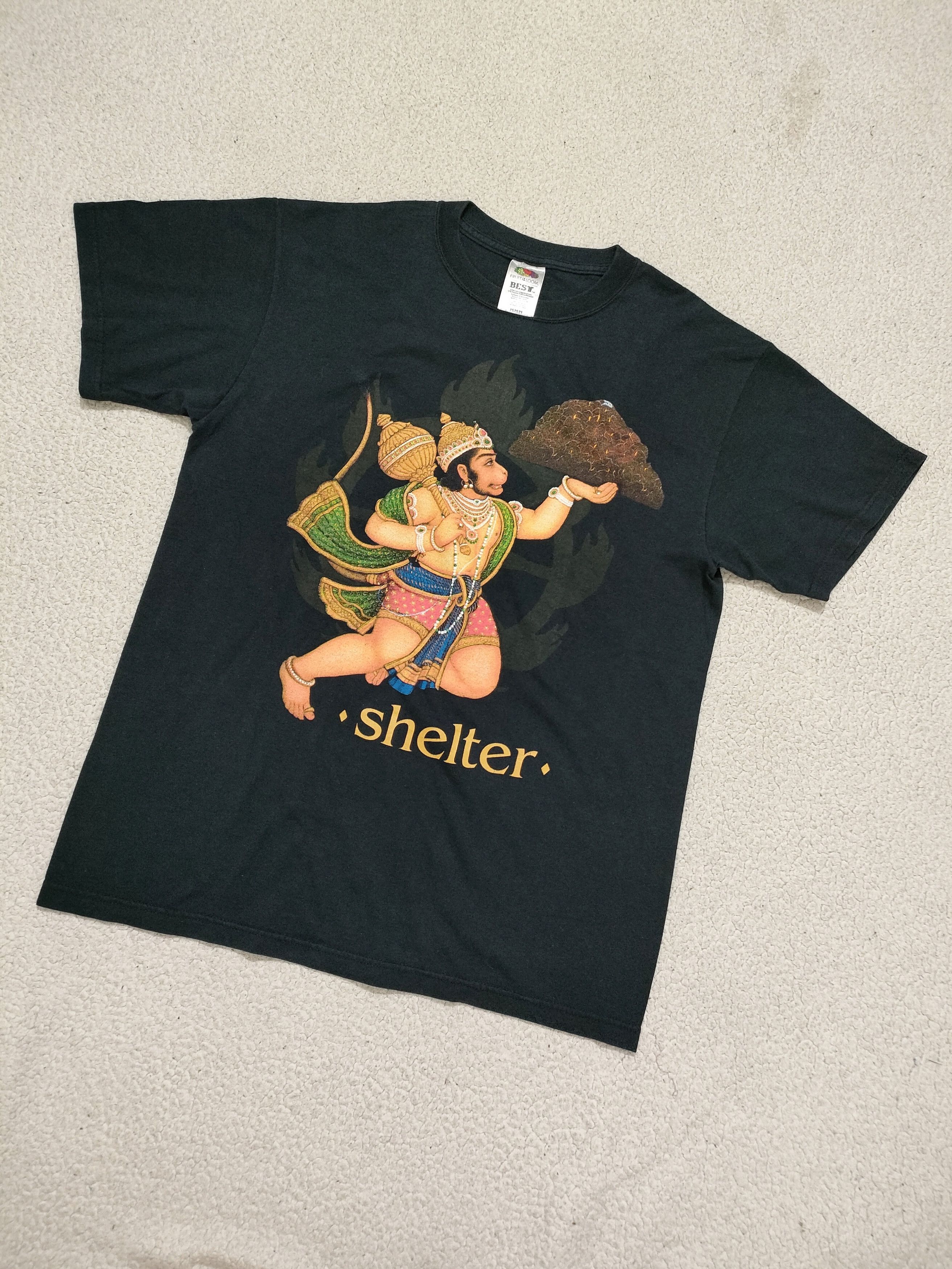 Band Tees × Vintage SHELTER - HANUMAN Lates 90s/Early 00s Vintage Tee Size US M / EU 48-50 / 2 - 4 Thumbnail