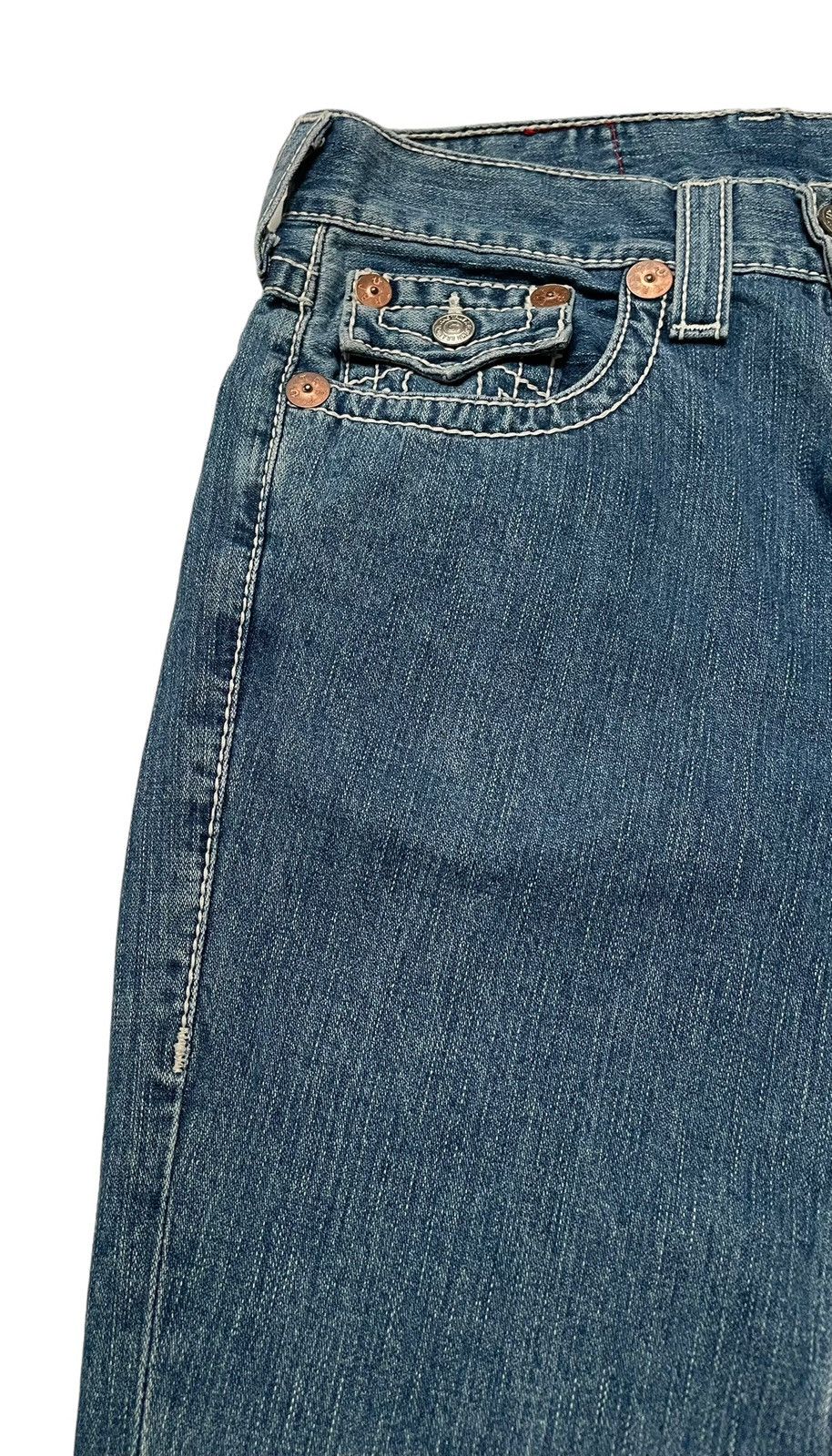 True Religion Vintage Brand True Religion Flared Jeans 1990s Size US 30 / EU 46 - 4 Thumbnail