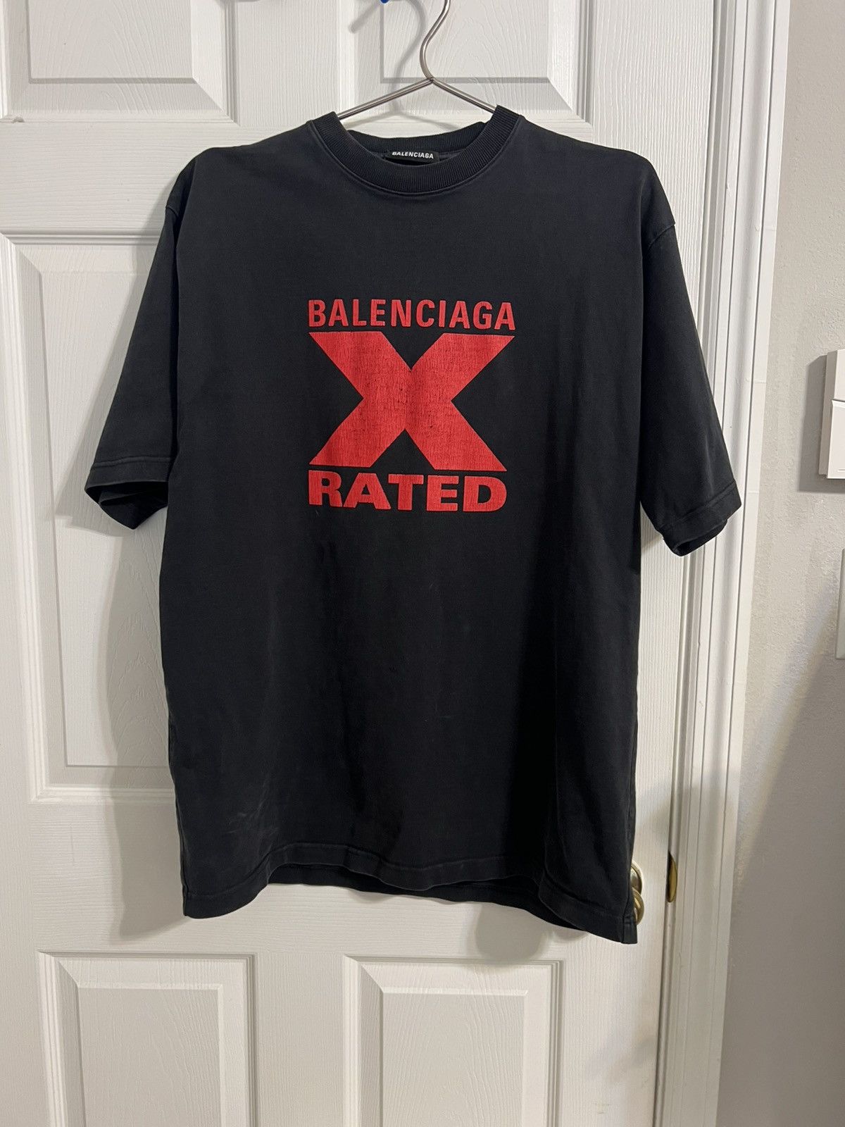 Balenciaga × Streetwear Balenciaga X - Rated T Shirt | Grailed