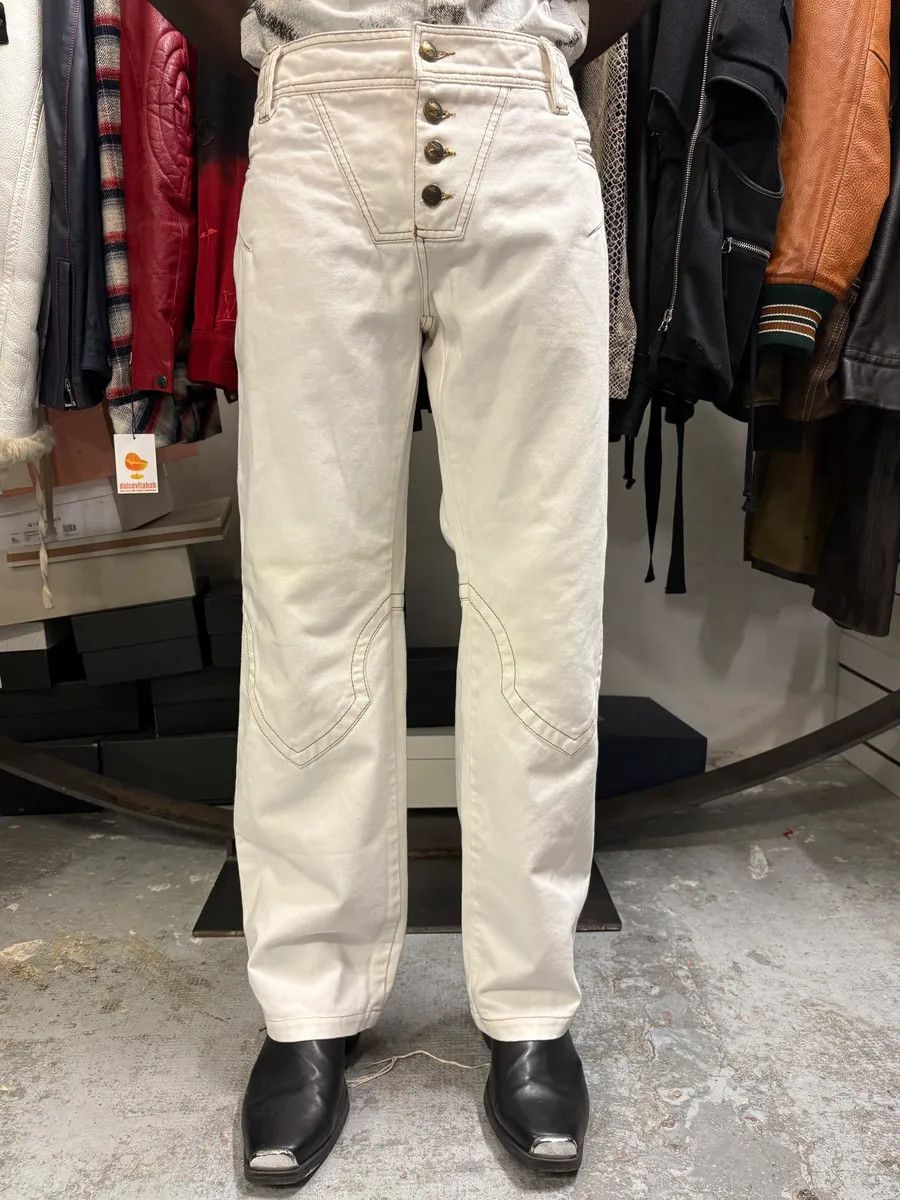 AW2000 Roberto Cavalli White Royal Pants