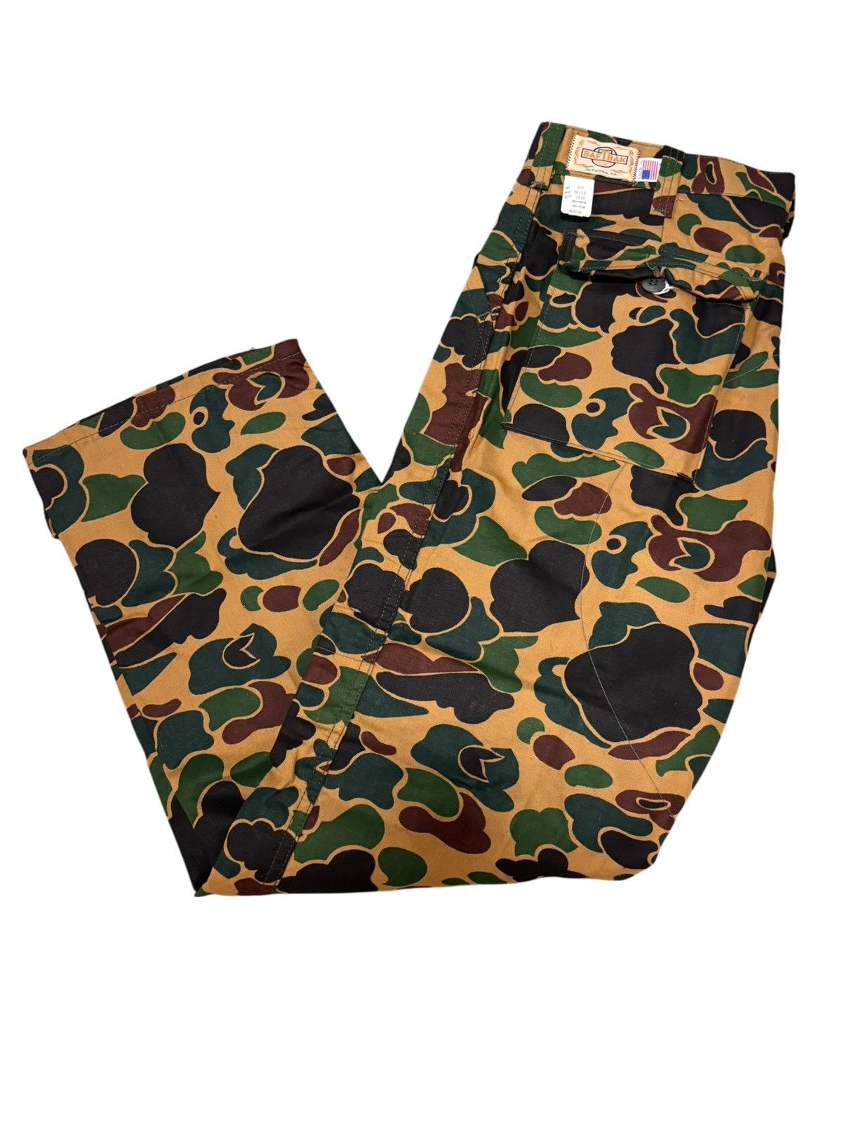 Vintage Vintage 80s Duck Camo Hunting Pants Size 36x32 New Old Stock Size US 36 / EU 52 - 1 Thumbnail