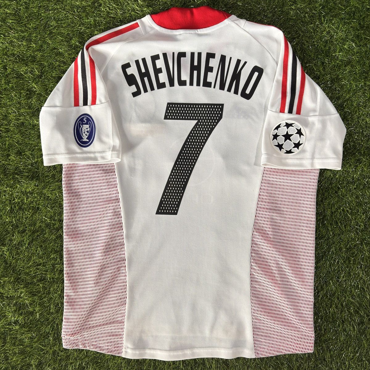 Adidas Ac Milan Away 2002-03 Champions League Final Shevchenko #9 Size US M / EU 48-50 / 2 - 2 Thumbnail