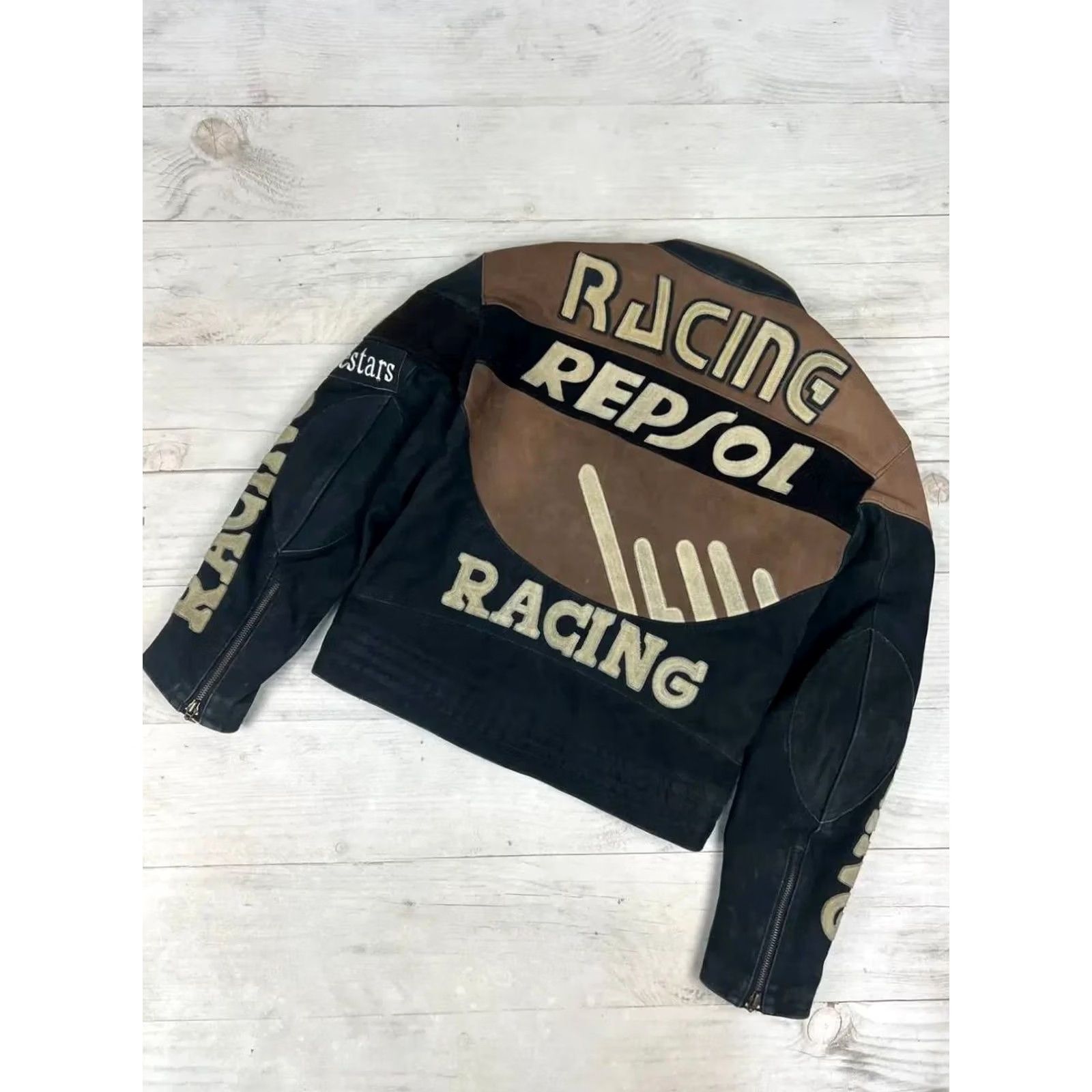 Honda VINTAGE HONDA Repsol Racing Jacket Brown S 90s Men Size US S / EU 44-46 / 1 - 2 Thumbnail
