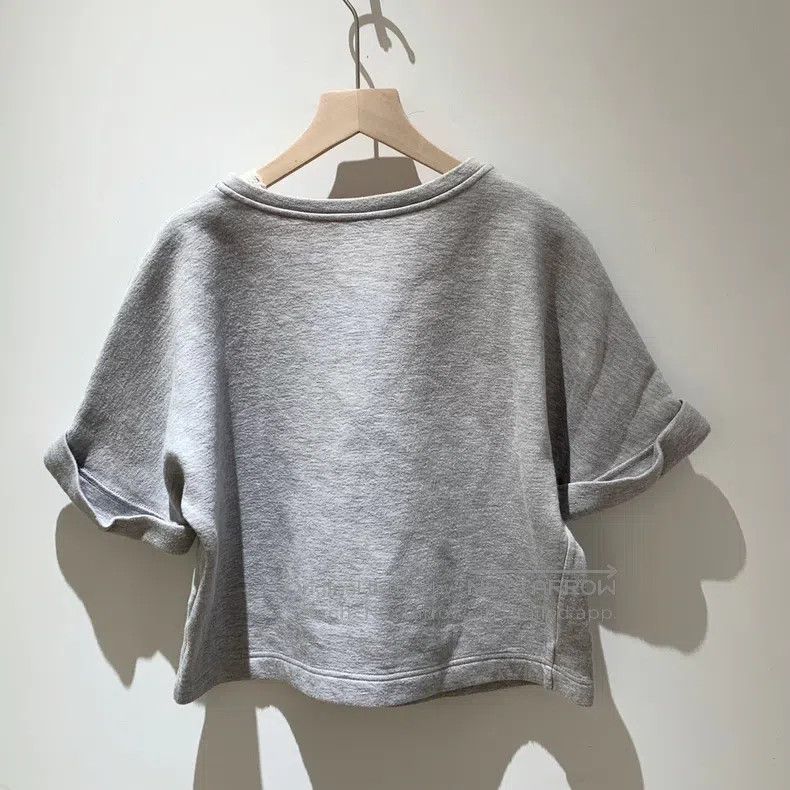 Fendi Fendi Short Sweatshirt in Gray Pink Color Block Design Size XS / US 0-2 / IT 36-38 - 2 Thumbnail
