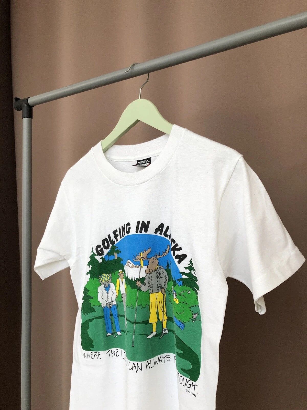 Other Golfing in Alaska 1993 T-Shirt Screen Stars Best Size M Rare Size US M / EU 48-50 / 2 - 4 Thumbnail