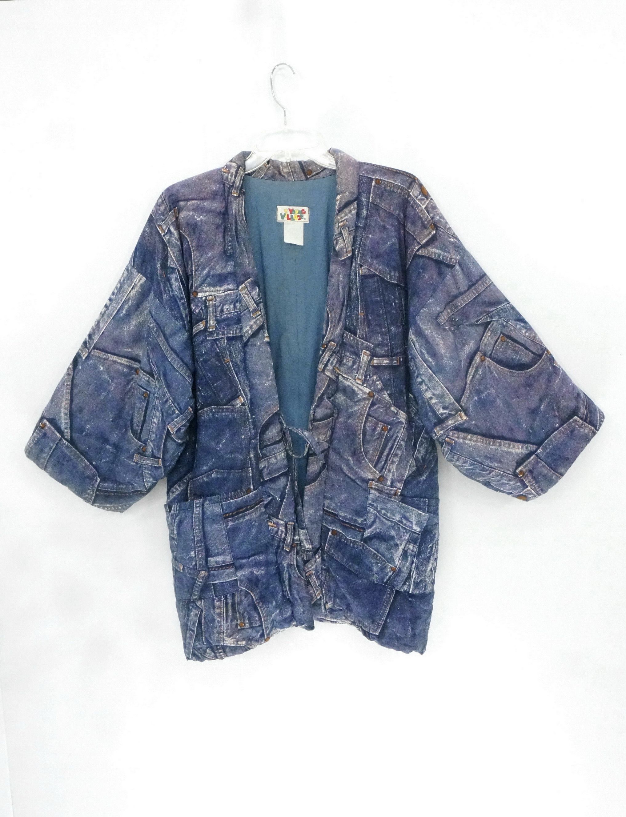 Japanese Brand Rare Vintage 80s Young Village Padded Japan Kimono Size US M / EU 48-50 / 2 - 1 Thumbnail