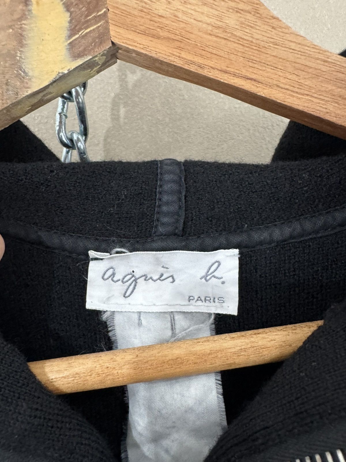 agnes b. Vintage Agnes B. long Wool Coat Size L / US 10 / IT 46 - 3 Thumbnail