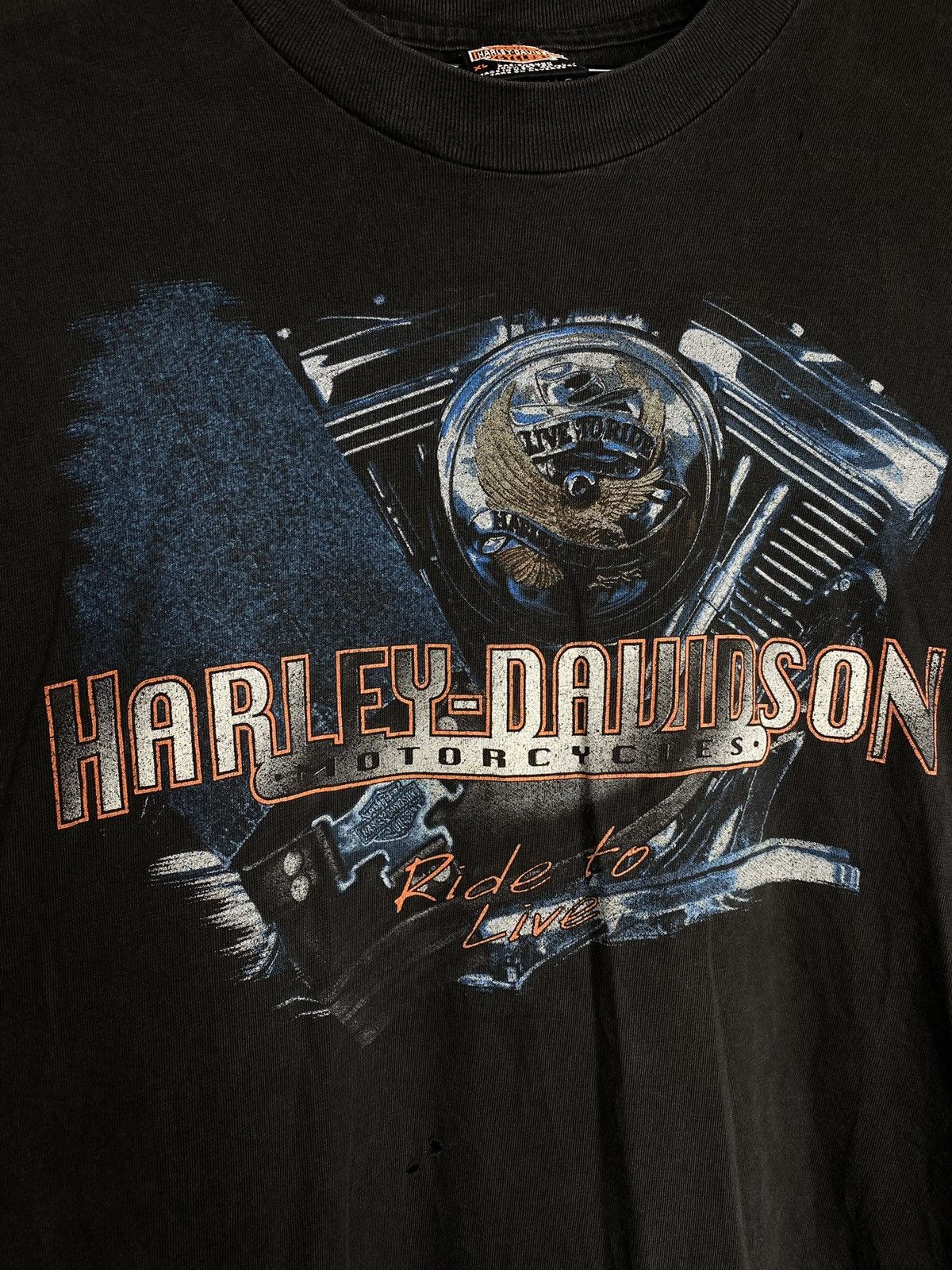 Harley Davidson Vintage 90’s Harley Davidson T-Shirt Vtg Motorcycle Large Size US L / EU 52-54 / 3 - 3 Thumbnail