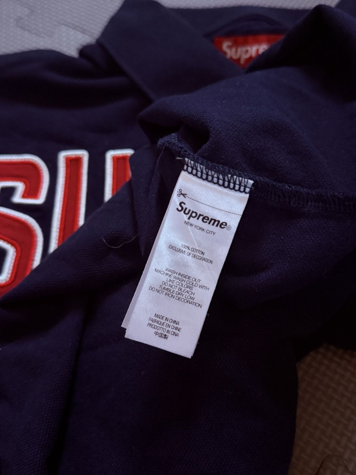 Supreme Supreme Twill Appliqué Polo Size US S / EU 44-46 / 1 - 3 Thumbnail