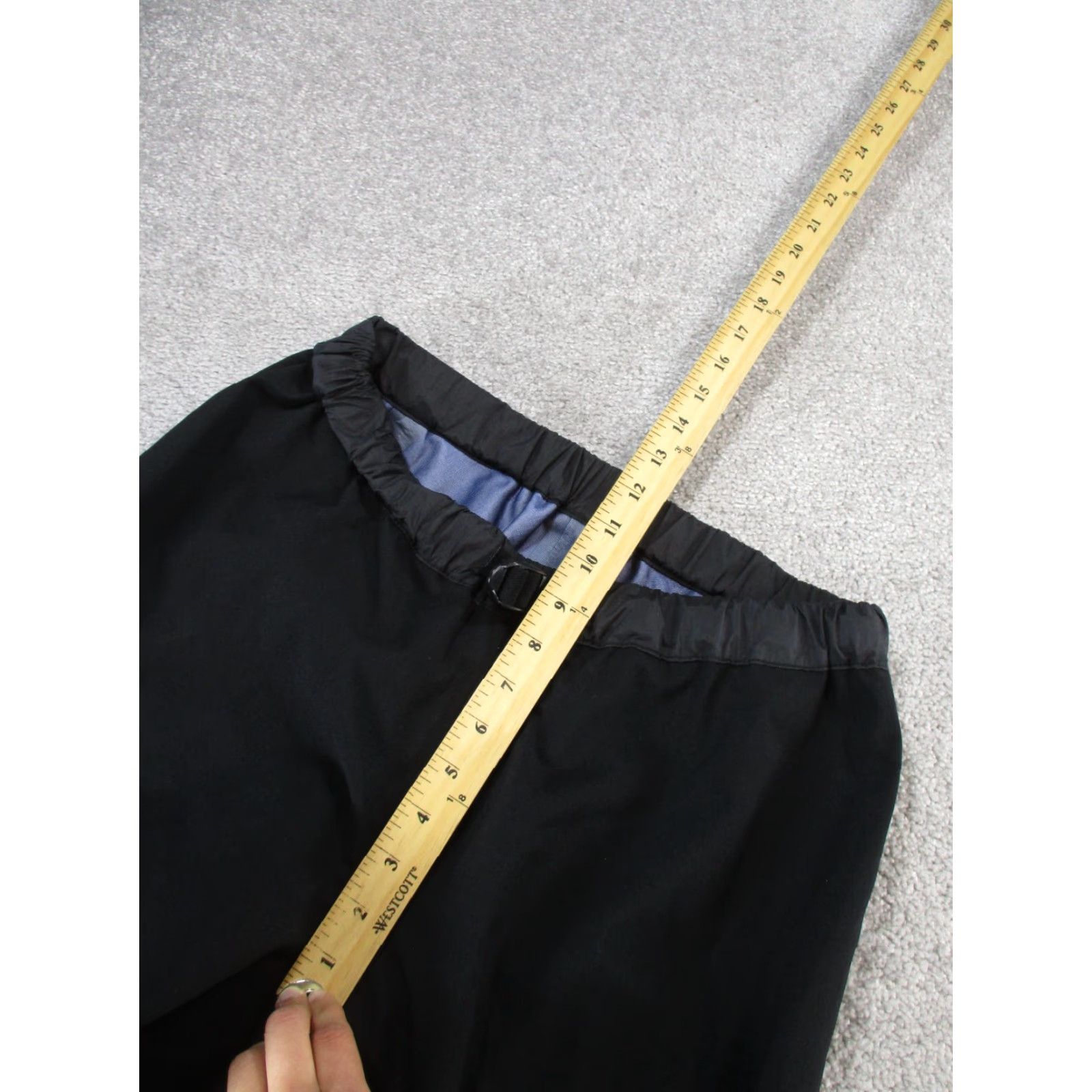 Patagonia VINTAGE Patagonia Stretch Light Pants Mens Medium Black Shell Belted Windbreaker 32in Inseam, Regular Fit, Pants, Men Size US 31 - 7 Thumbnail