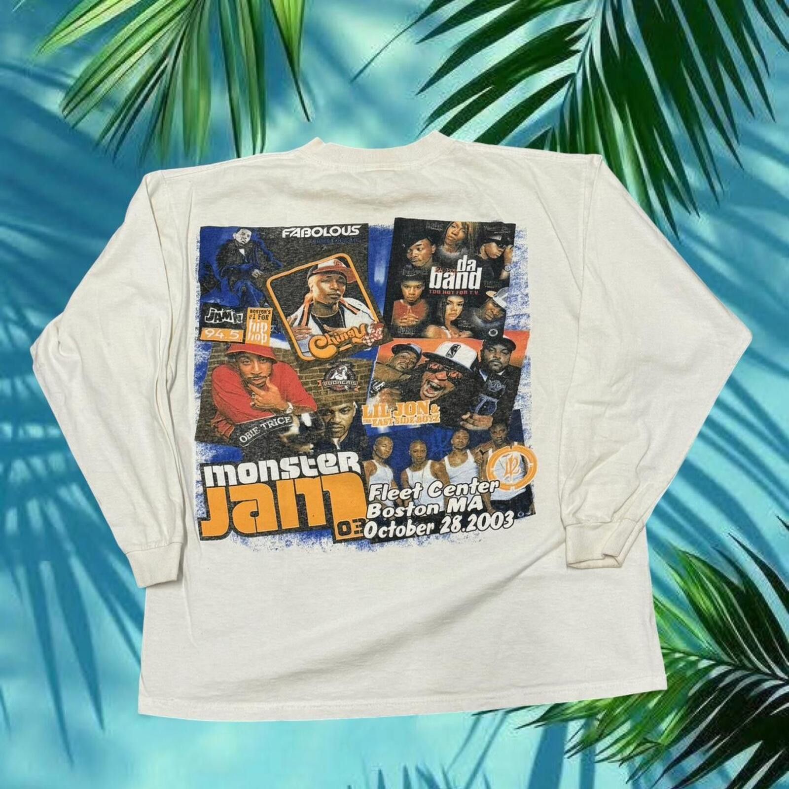 Other 2003 Monster Jam 50 Cent, Lil Jon, Ludacris rap tee Grail Size US M / EU 48-50 / 2 - 2 Thumbnail